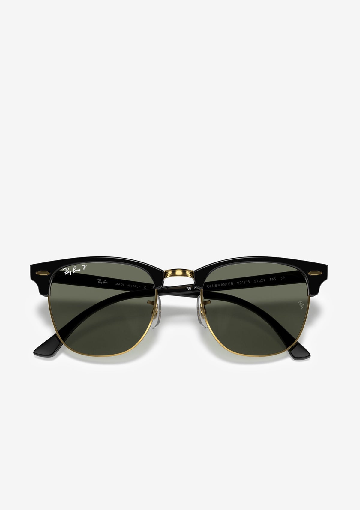 Lunette de soleil RAY-BAN CLUBMASTER RB3016 Noir polarisé