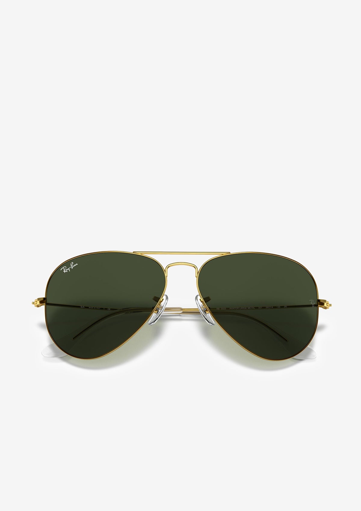 Lunette de soleil RAY-BAN AVIATOR RB3025 Doré Vert