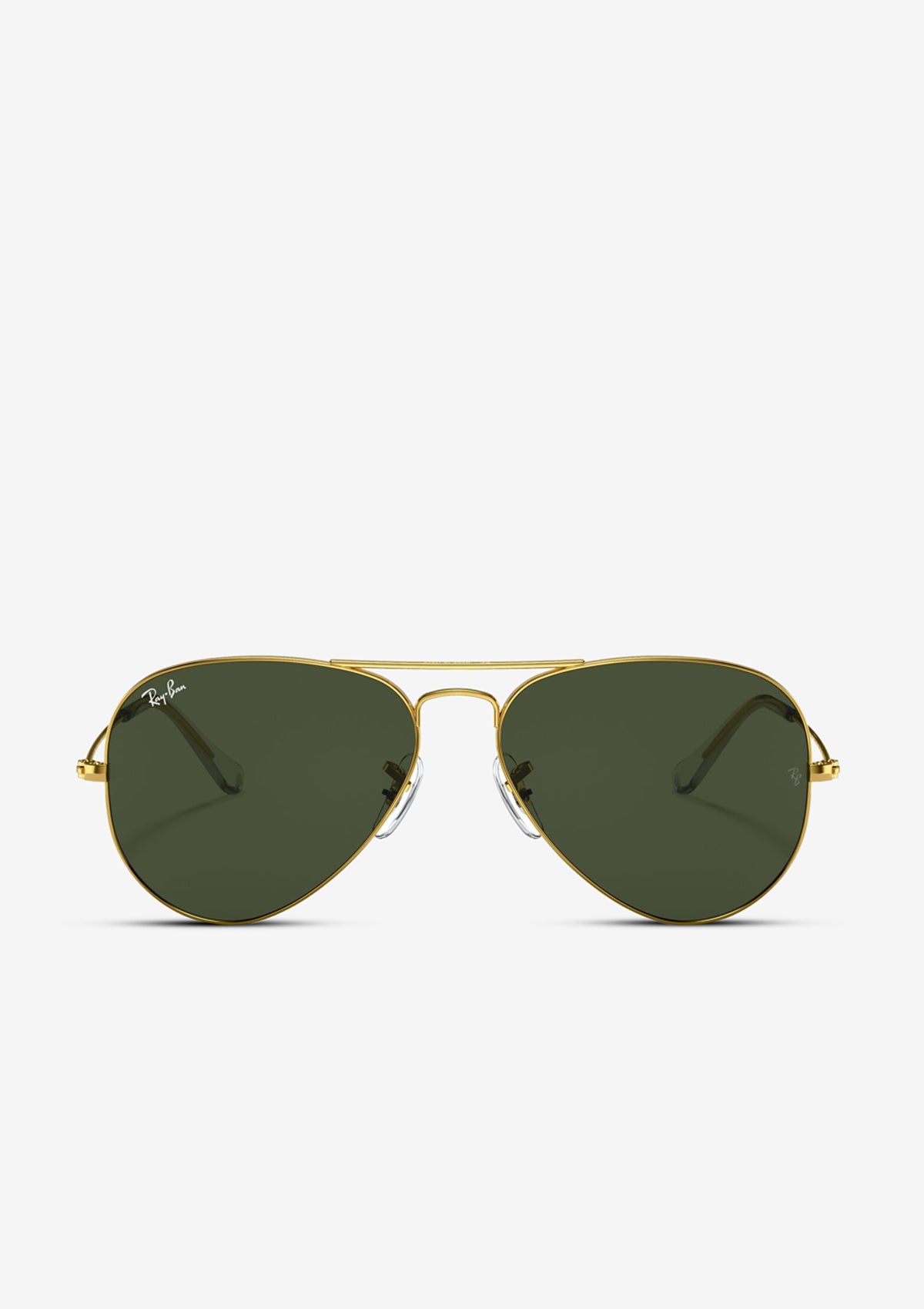 Lunette de soleil RAY-BAN AVIATOR RB3025 Doré Vert