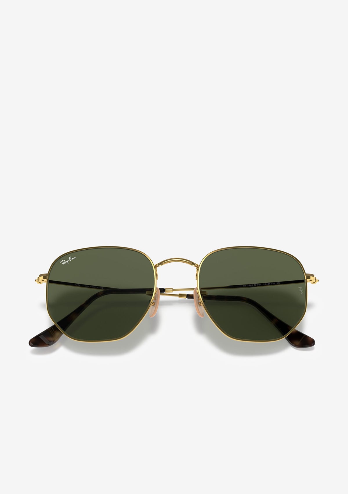 Lunette de soleil RAY-BAN HEXAGONAL RB3548N Doré