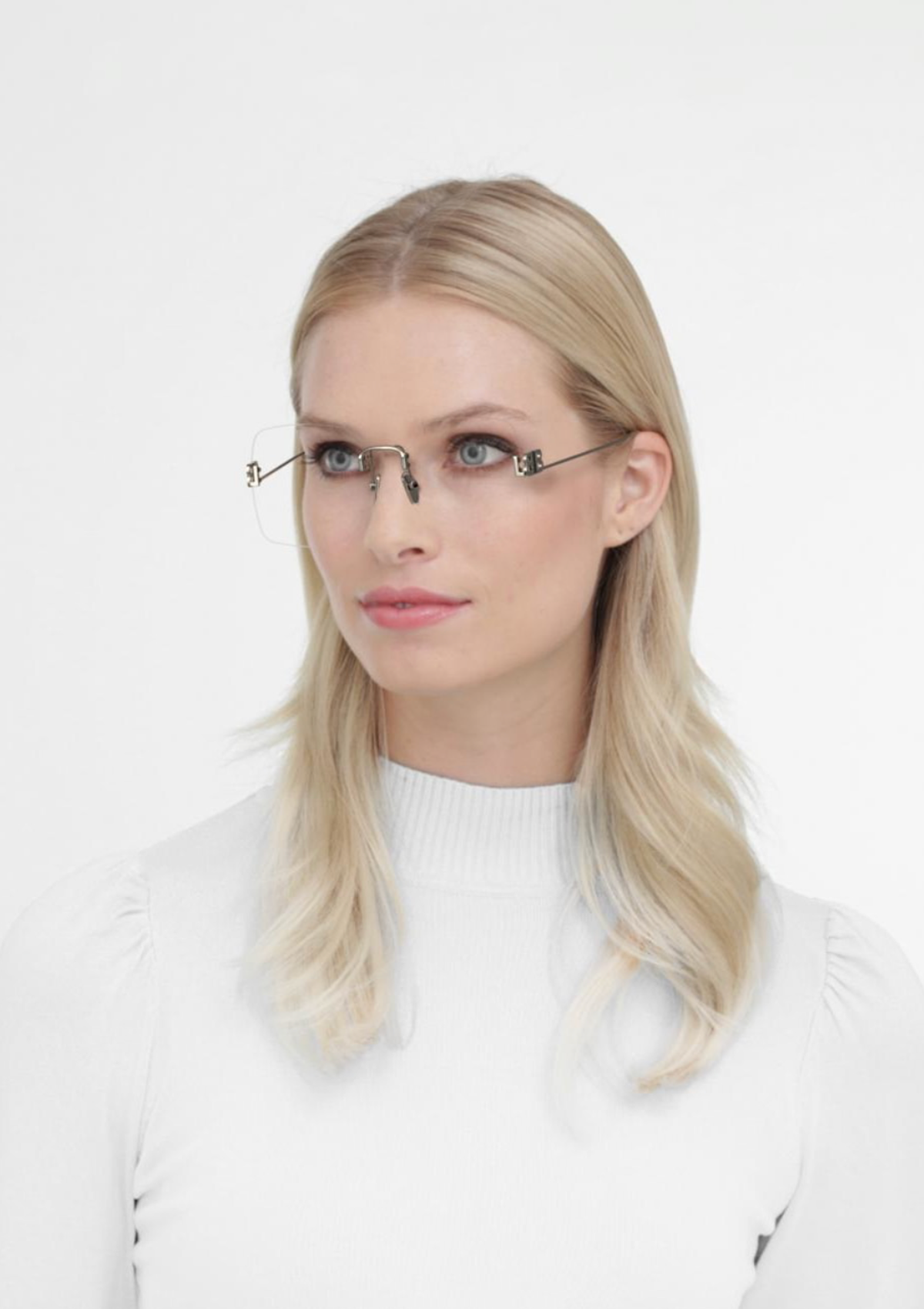 Lunette de vue Balenciaga BB0113O Argent