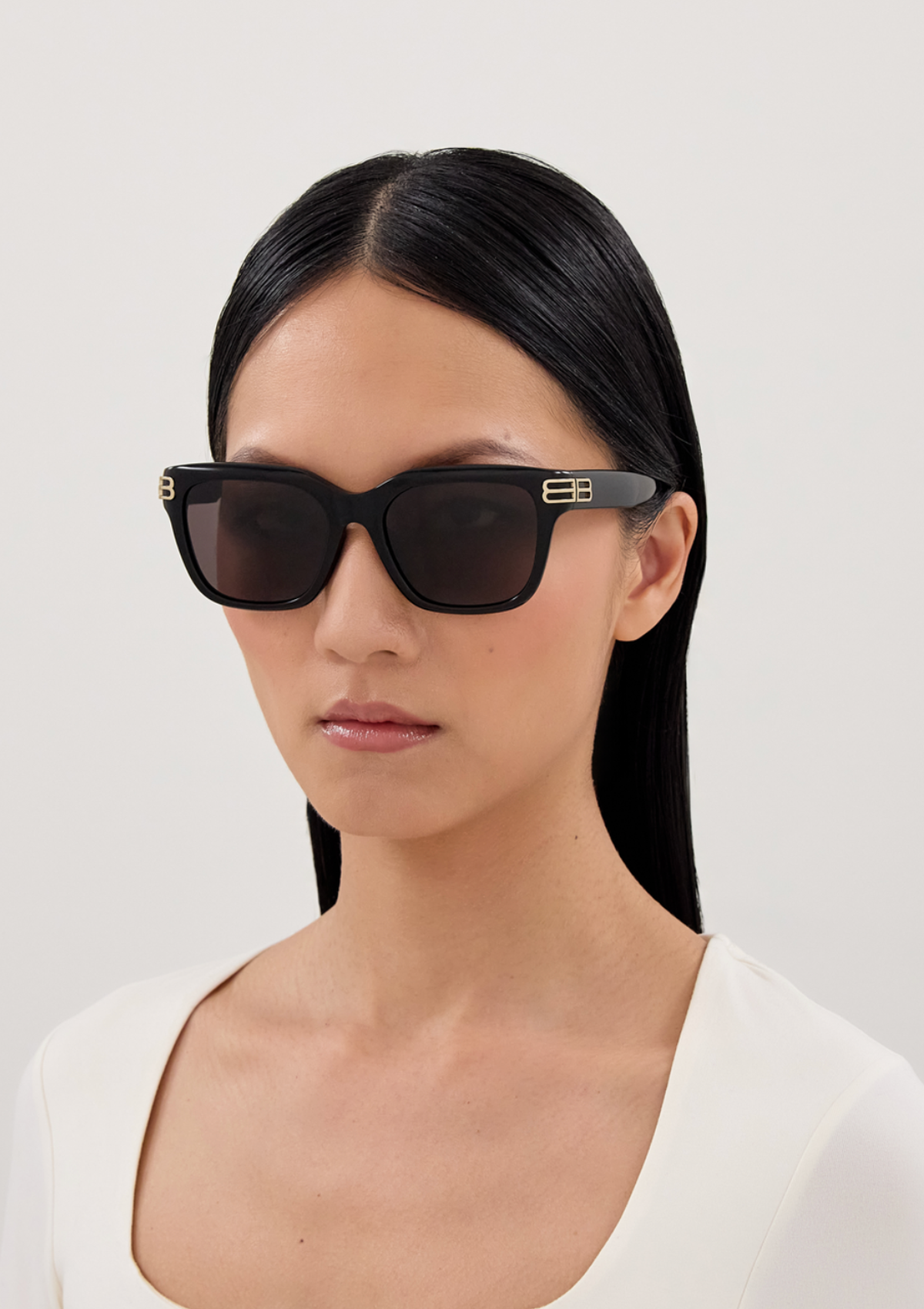 Lunette de soleil Balenciaga BB0433SK Noir