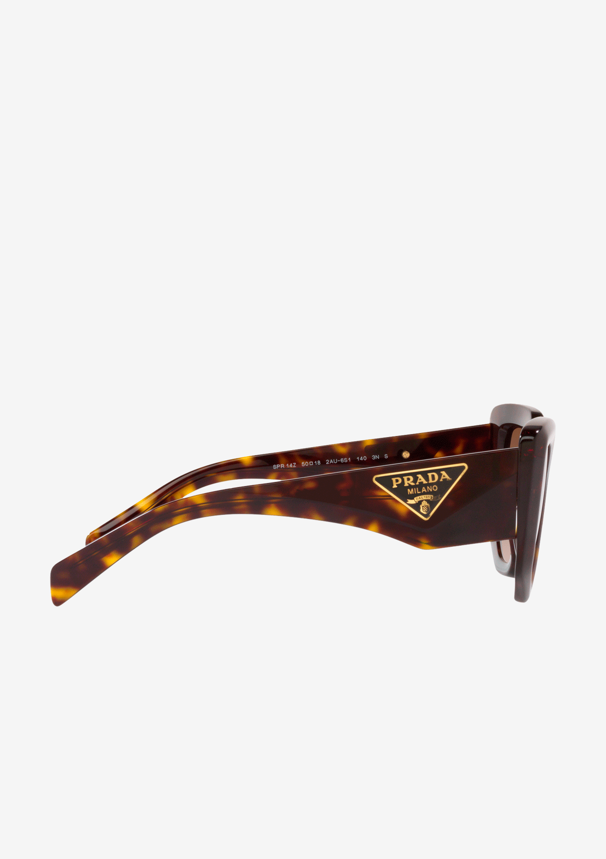 Lunette de soleil PRADA PR 14ZS Marron écaille