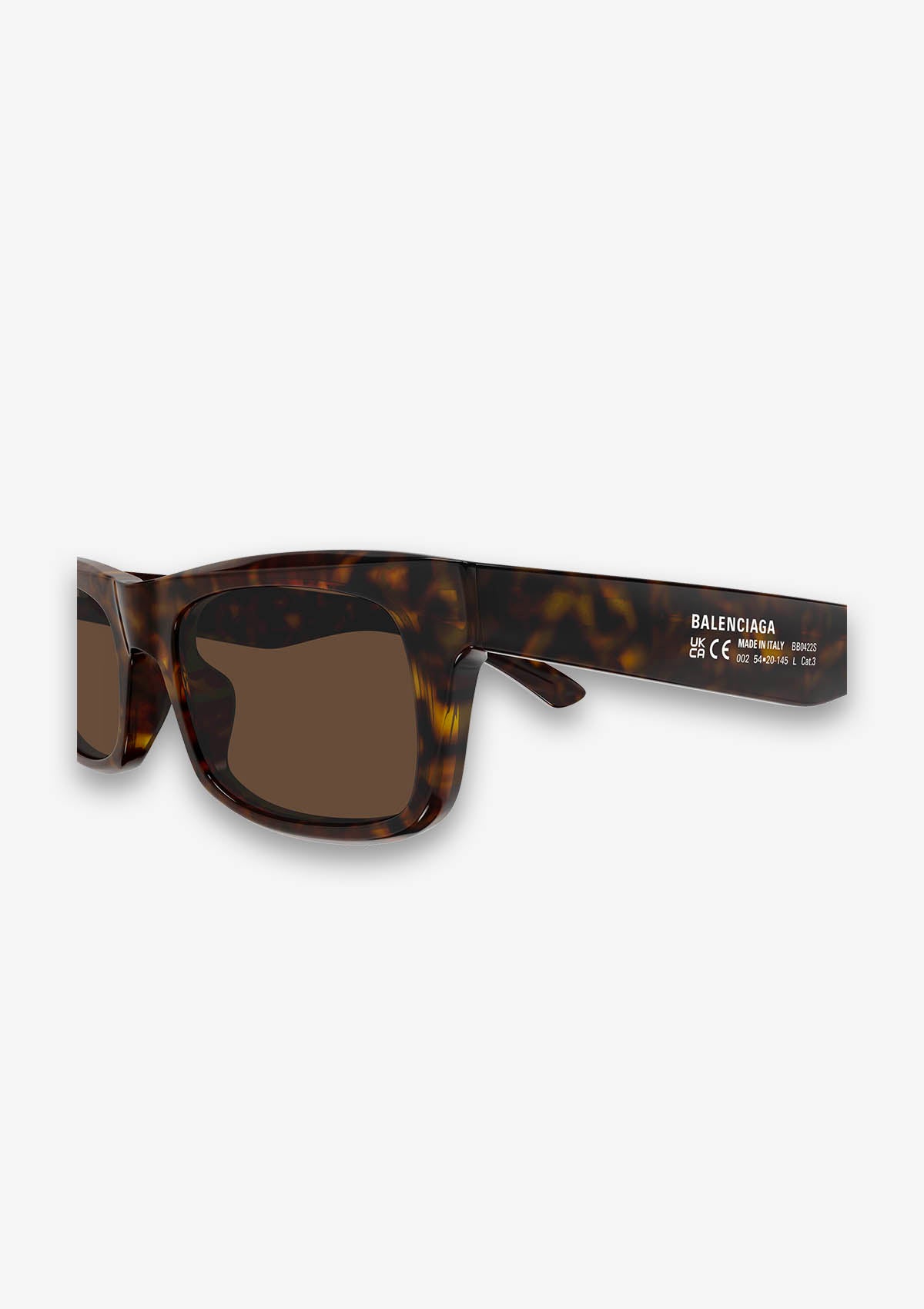 Lunette de soleil Balenciaga BB0422S Havane