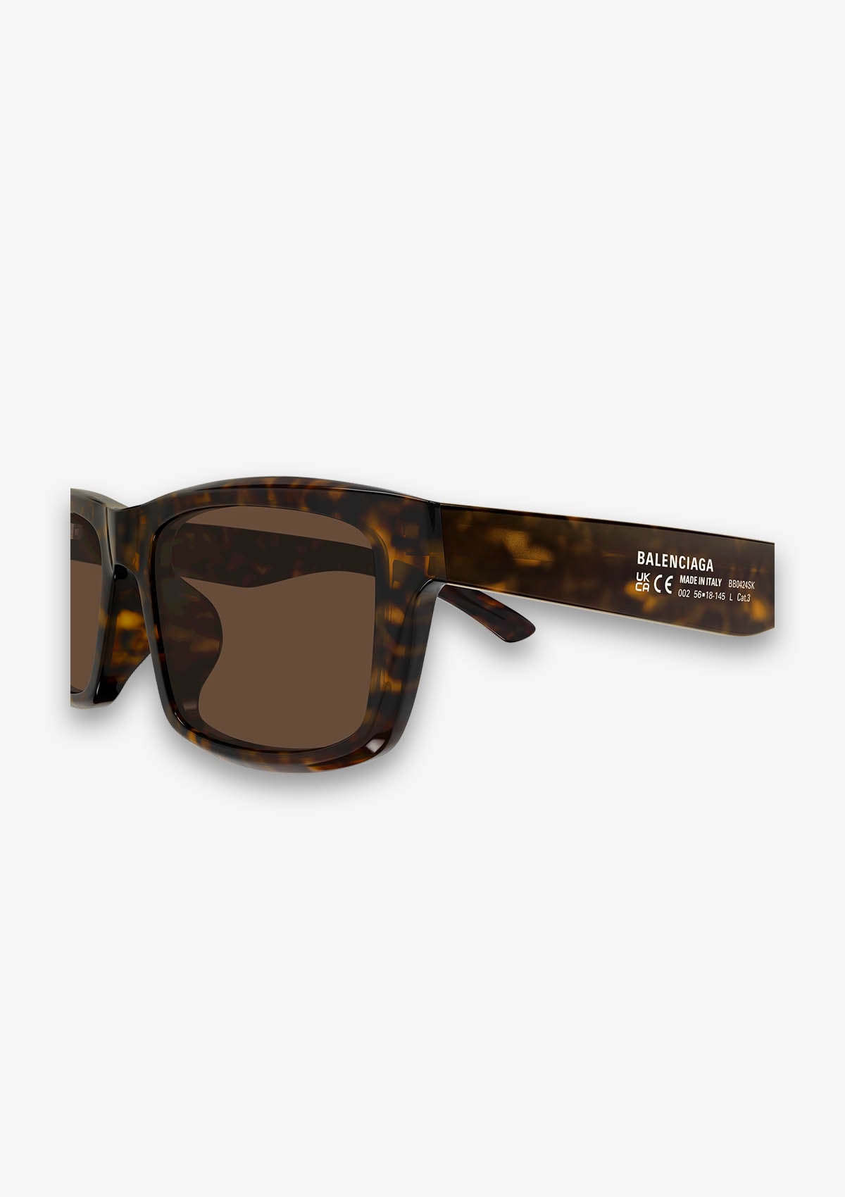 Lunette de soleil Balenciaga BB0424SK Havane