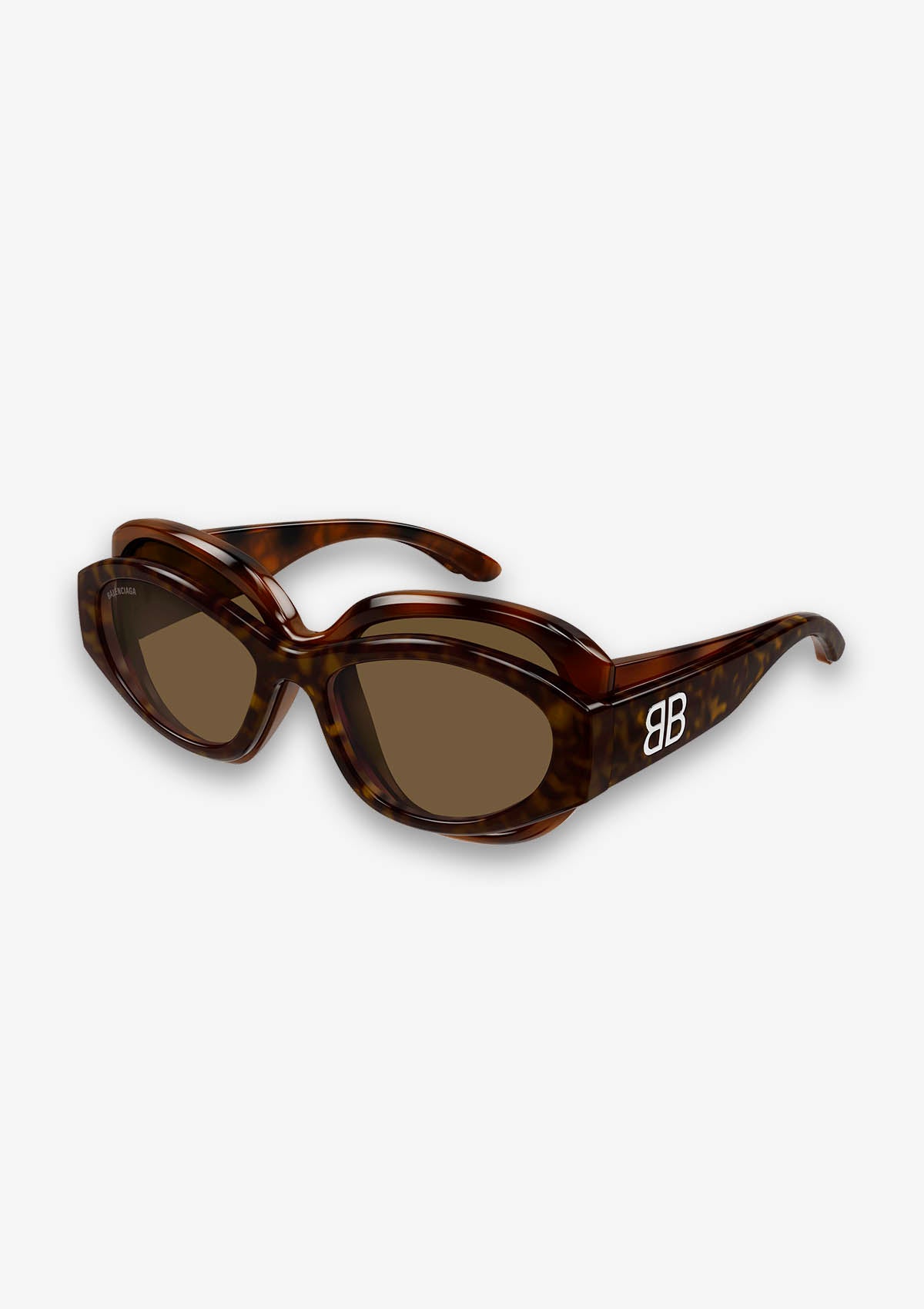 Lunette de soleil Balenciaga BB0456S Havane