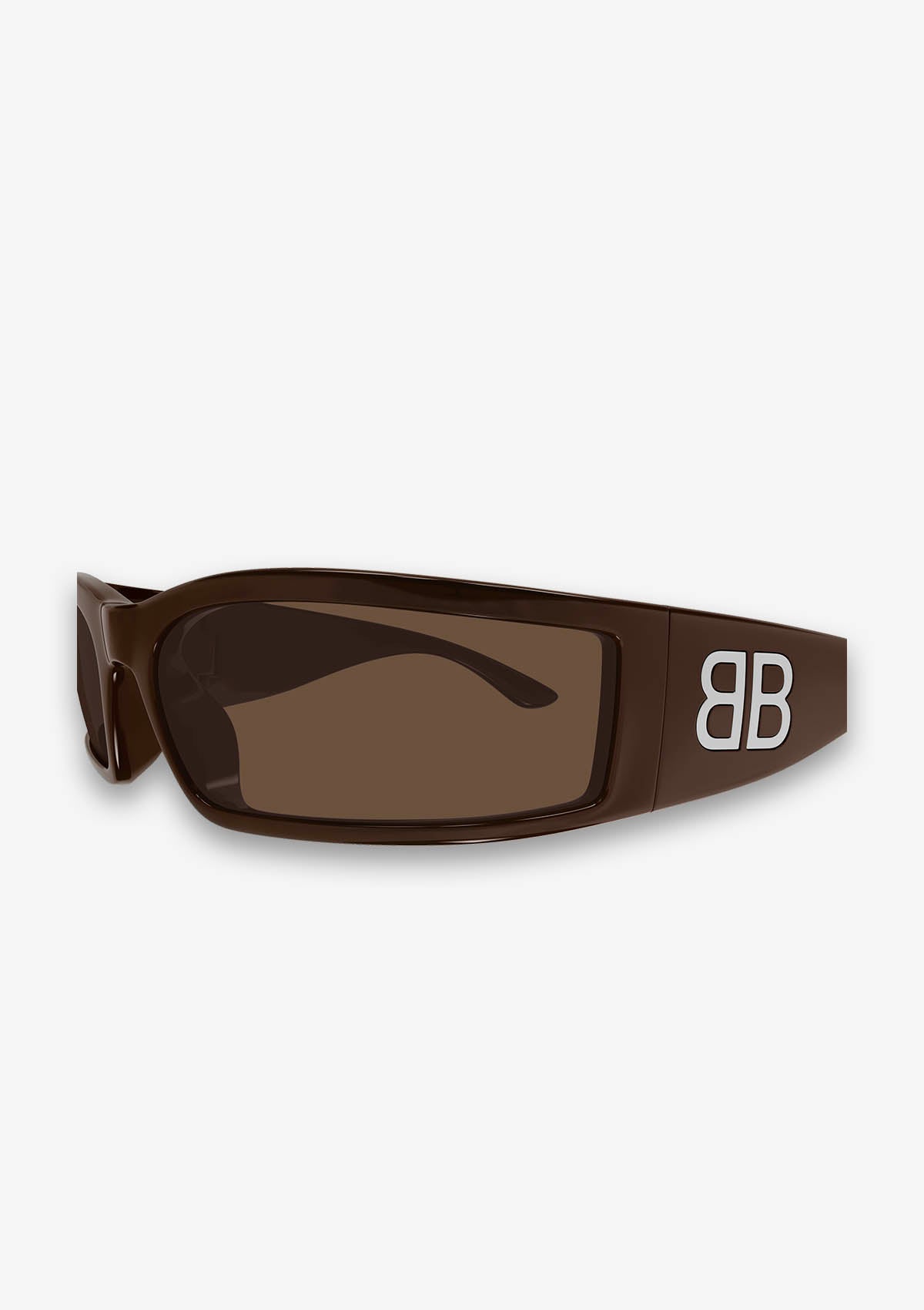 Lunette de soleil Balenciaga BB0458S Brun