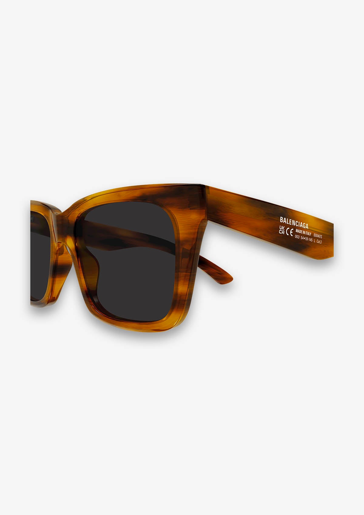 Lunette de soleil Balenciaga BB0467S Brun