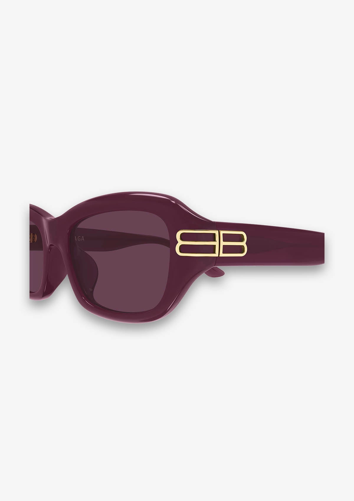 Lunette de soleil Balenciaga BB0471SK Bordeaux