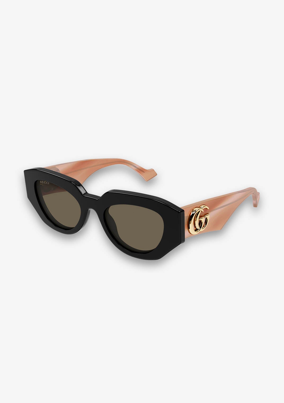 Lunette de soleil Gucci GG1421S Noir & rosé