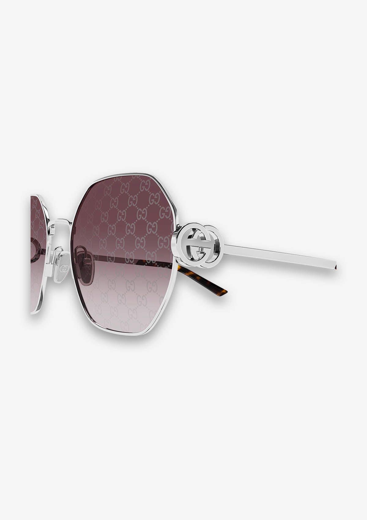Lunette de soleil Gucci GG2046S Argent