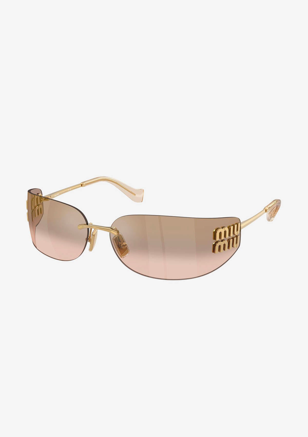 Lunettes de soleil MIU MIU MU A51S 5AK20P Or