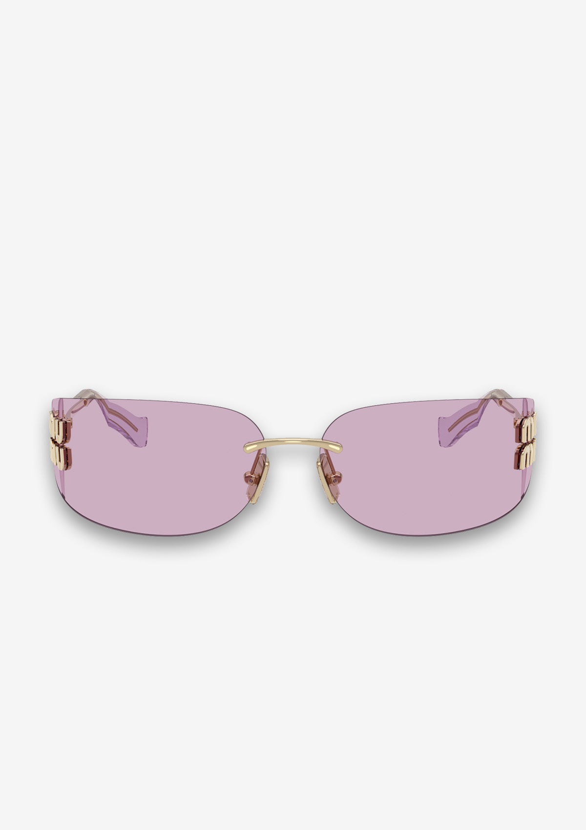 Lunettes de soleil MIU MIU MU A51S ZVN90O Or