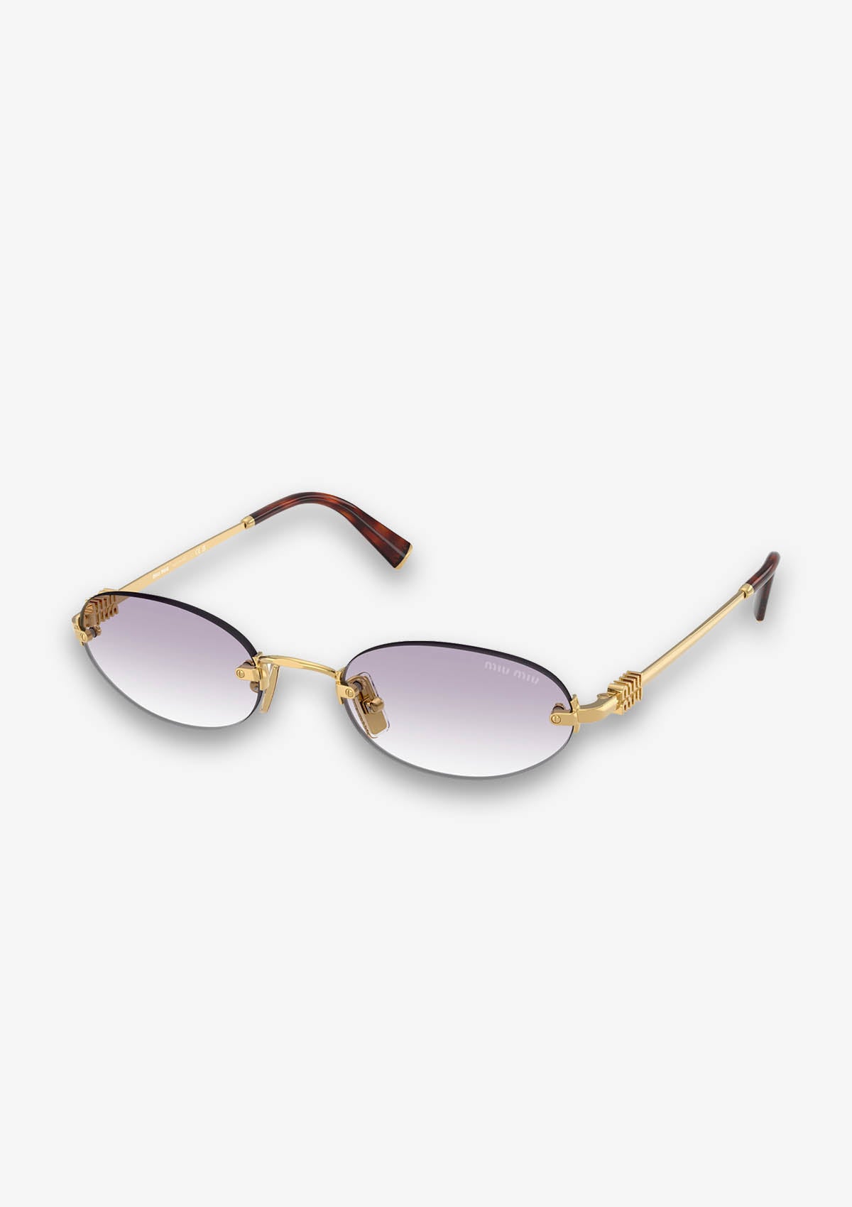 Lunettes de soleil MIU MIU MU A54S 5AK04O Or