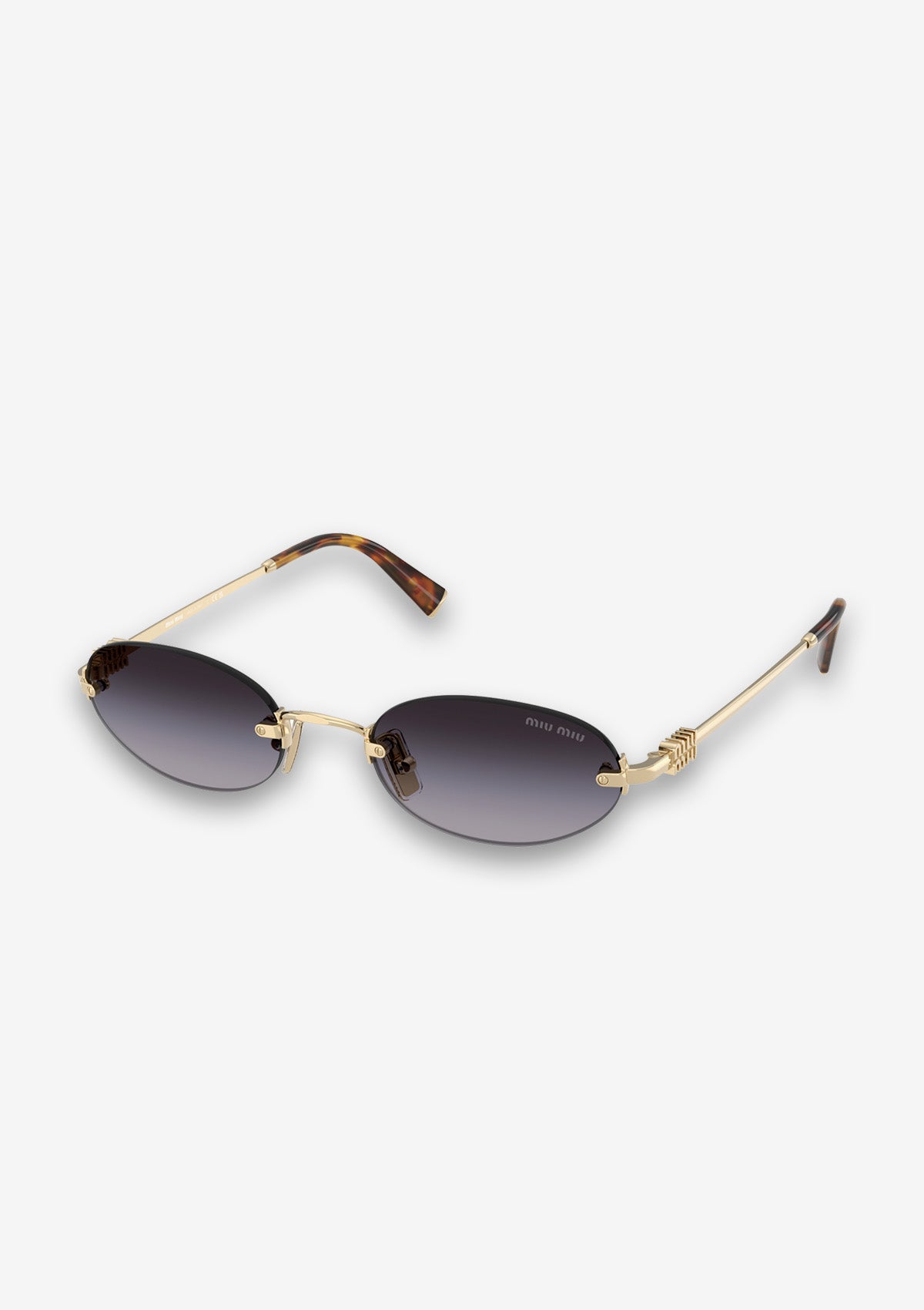 Lunettes de soleil MIU MIU MU A54S ZVN5D1 Or