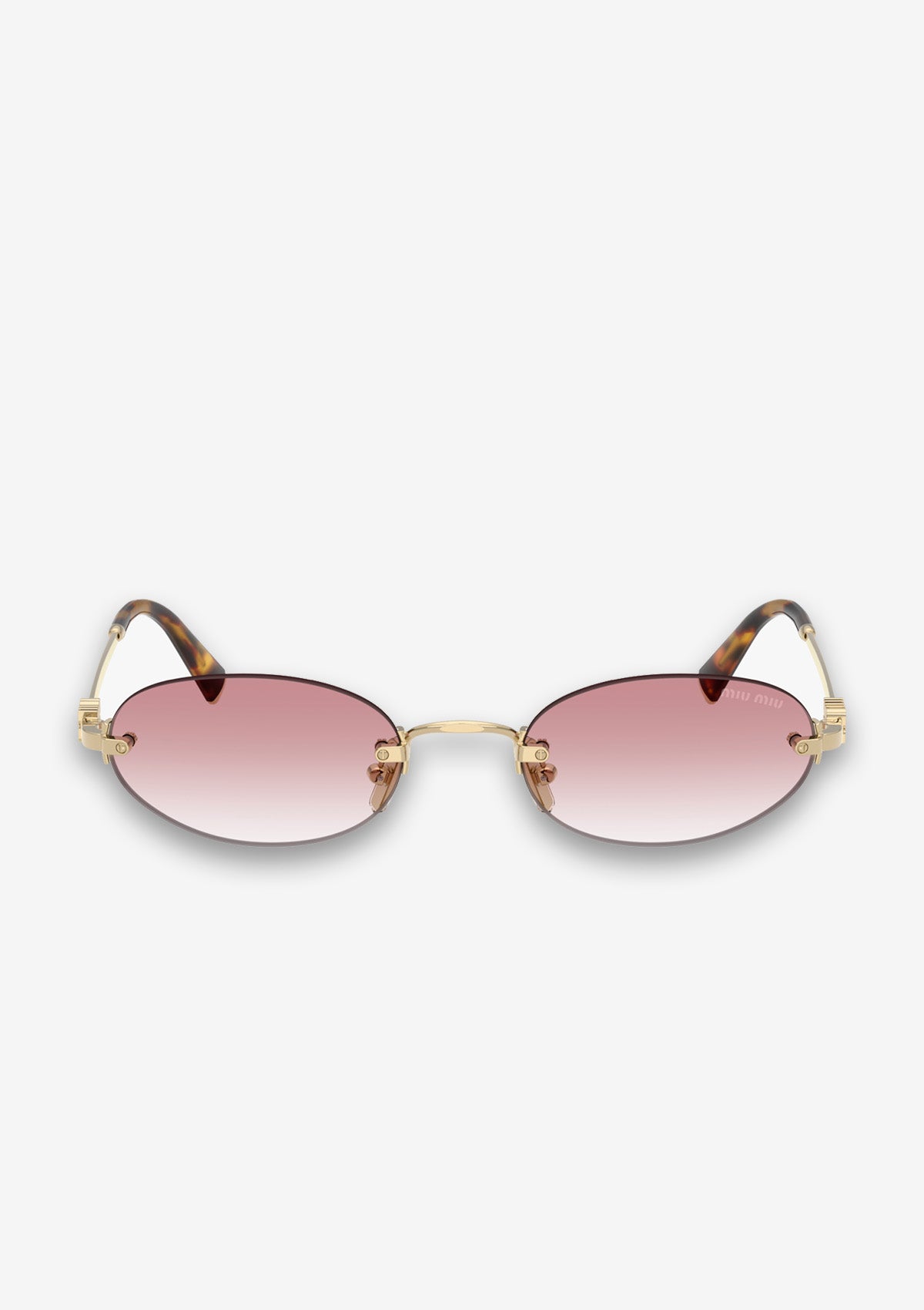 Lunettes de soleil MIU MIU MU A54S ZVN70O Or