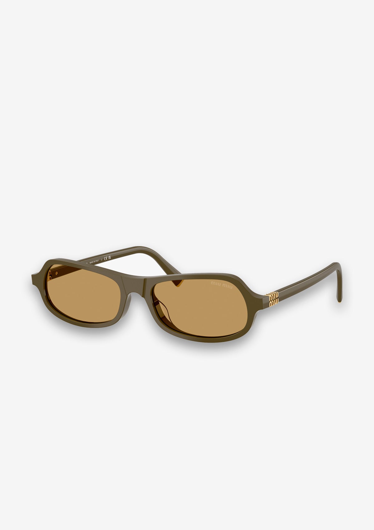 Lunettes de soleil MIU MIU MU B10SU 25L10Y Vert