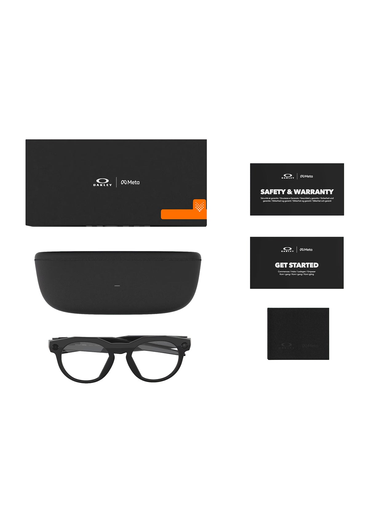 Lunettes de soleil OAKLEY META HSTN OW8002 Noir