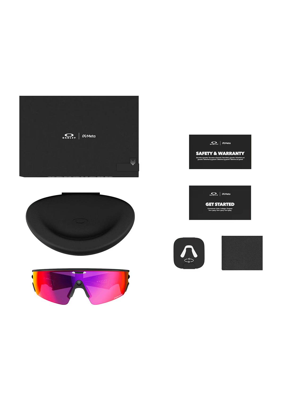Lunettes de soleil OAKLEY META VANGUARD OW8001 Noir
