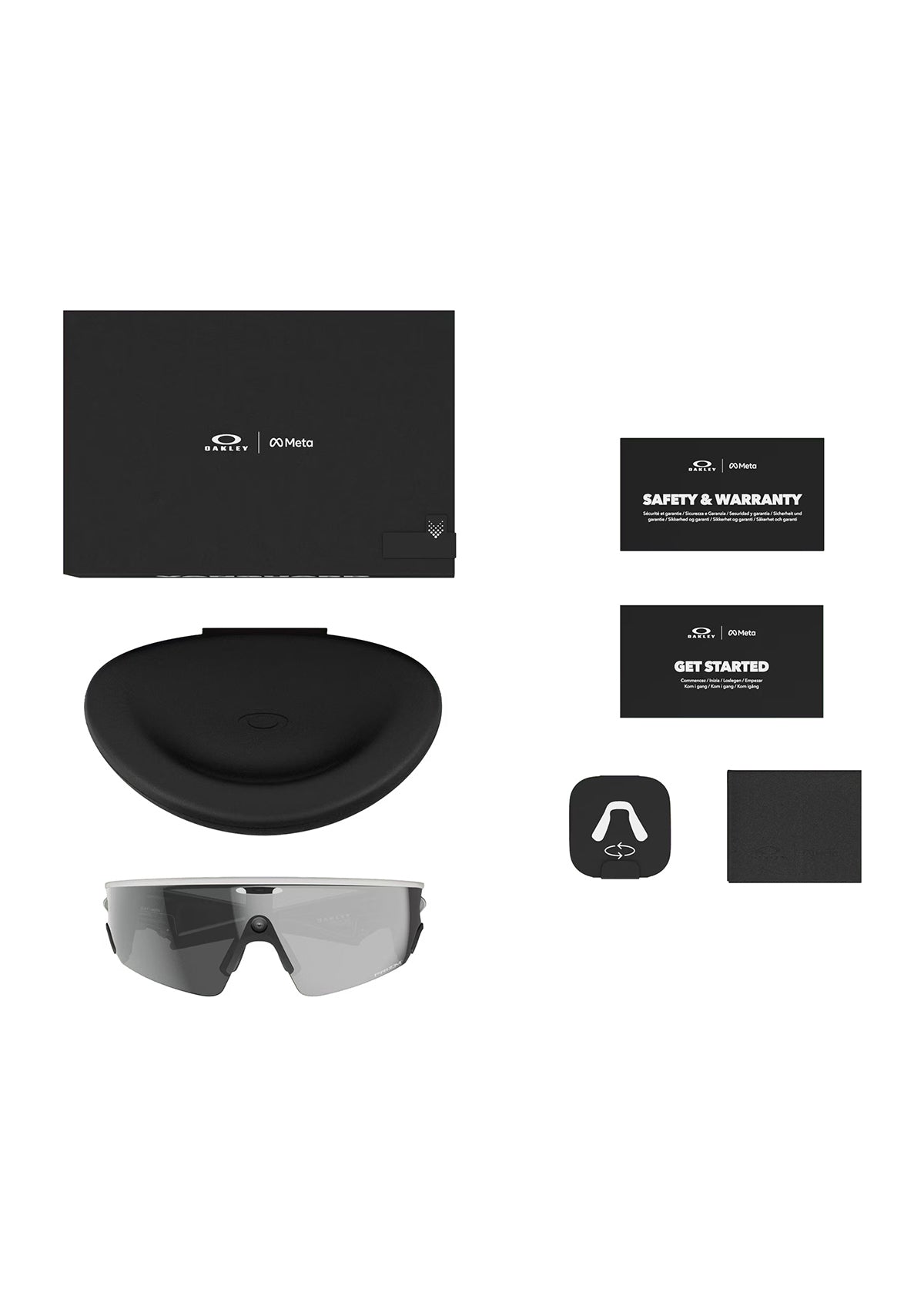 Lunettes de soleil OAKLEY META VANGUARD OW8001 Blanc