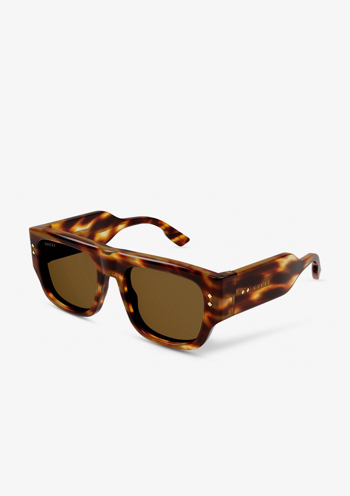 Lunette de soleil Gucci GG1262S Marron Écaille