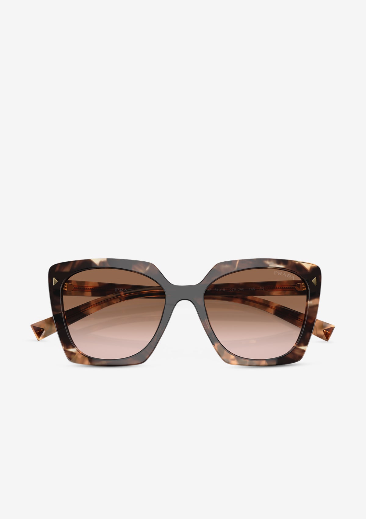 Lunette de soleil PRADA PR 23ZS Marron écaille