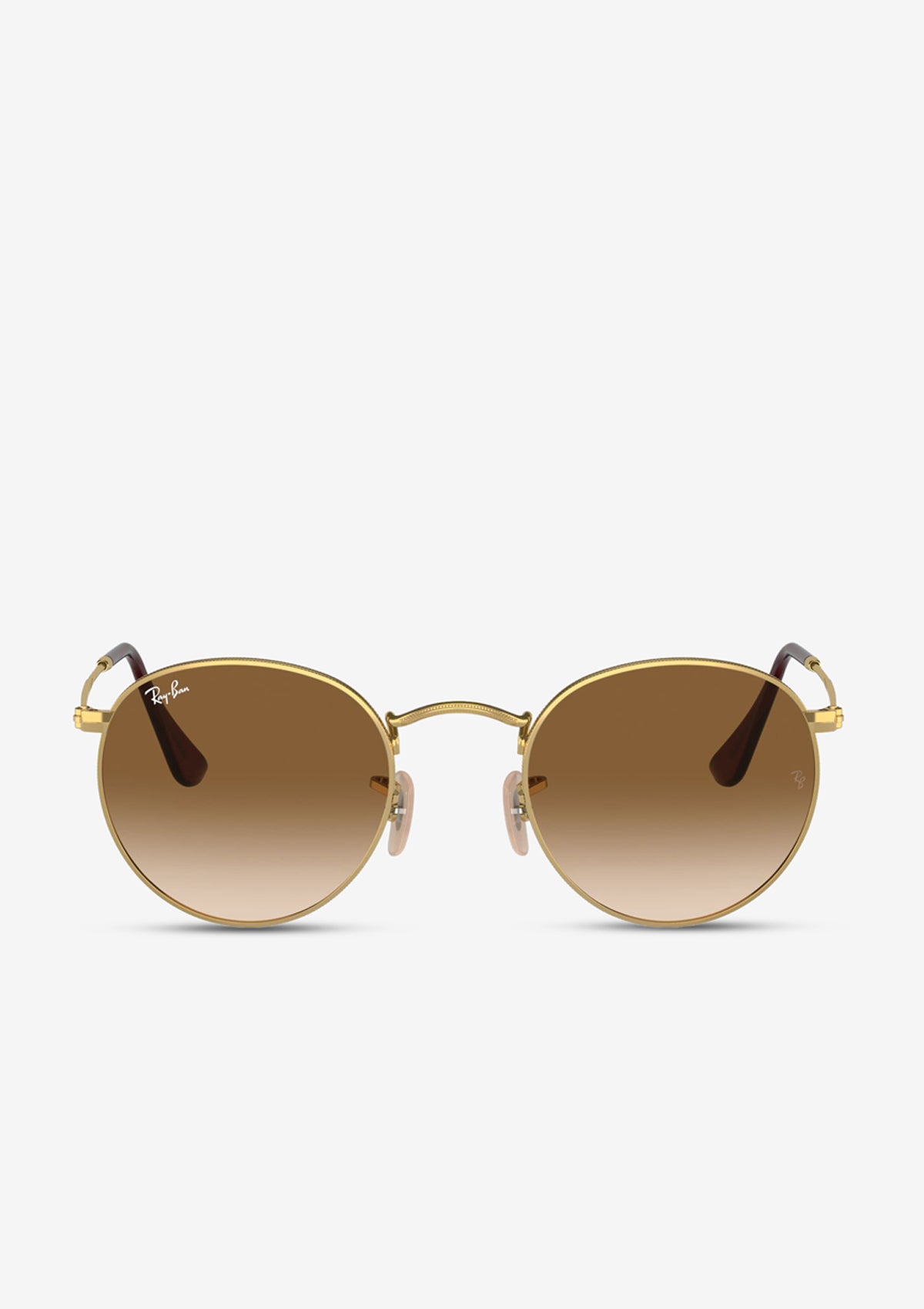 Lunette de soleil RAY-BAN ROUND RB3447 Doré marron