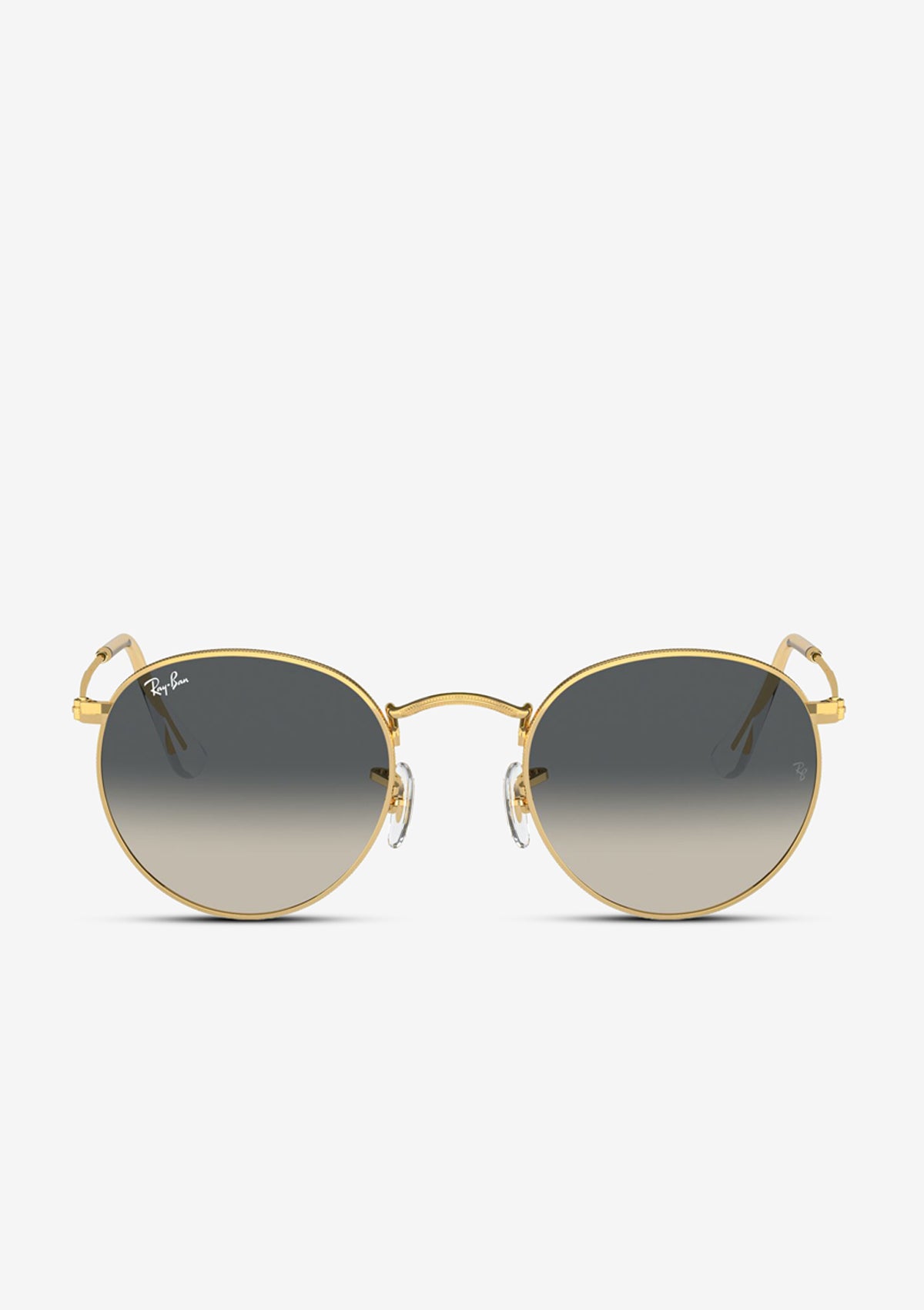 Lunette de soleil RAY-BAN ROUND RB3447 Doré Gris