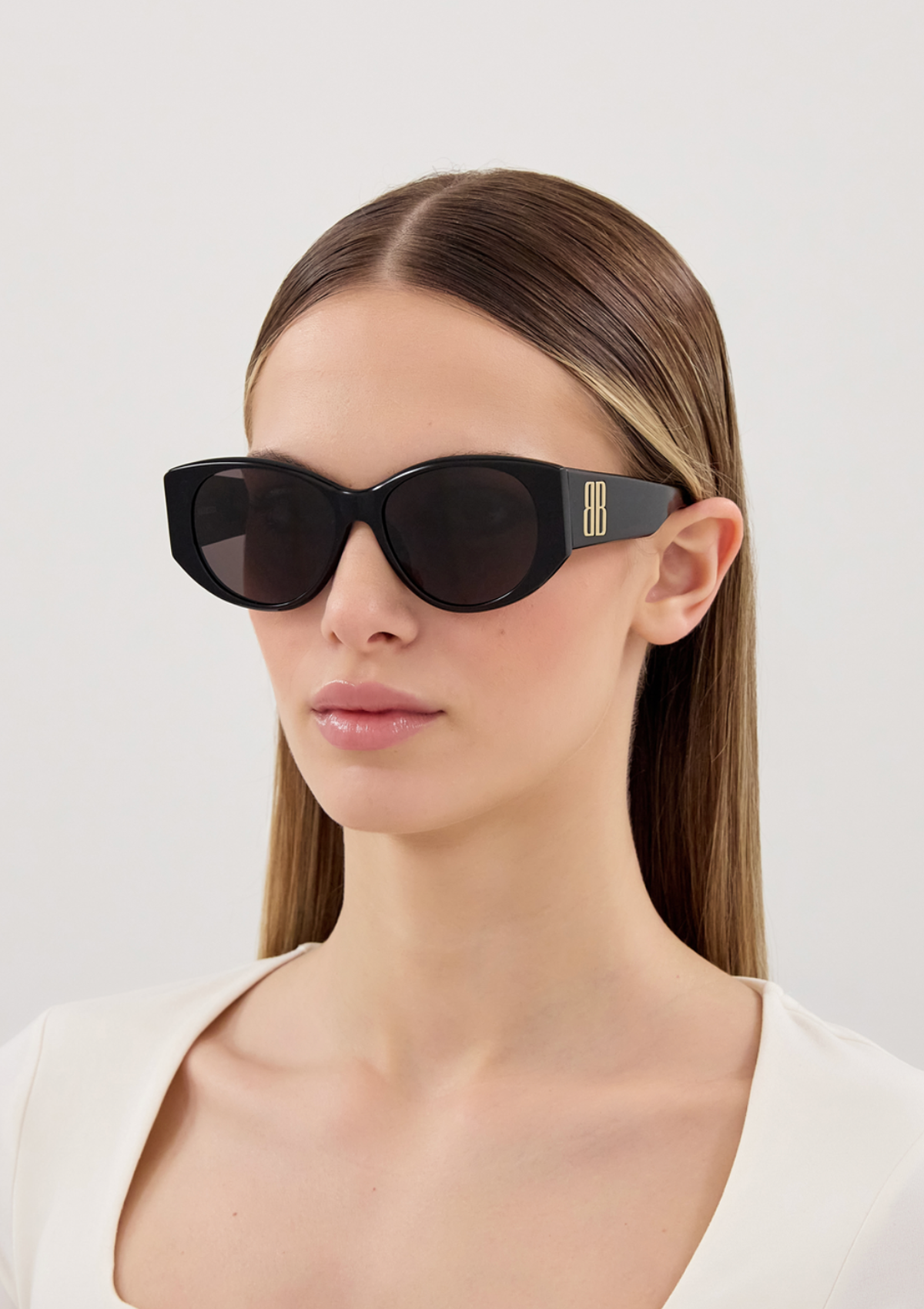 Lunette de soleil Balenciaga BB0455S Noir
