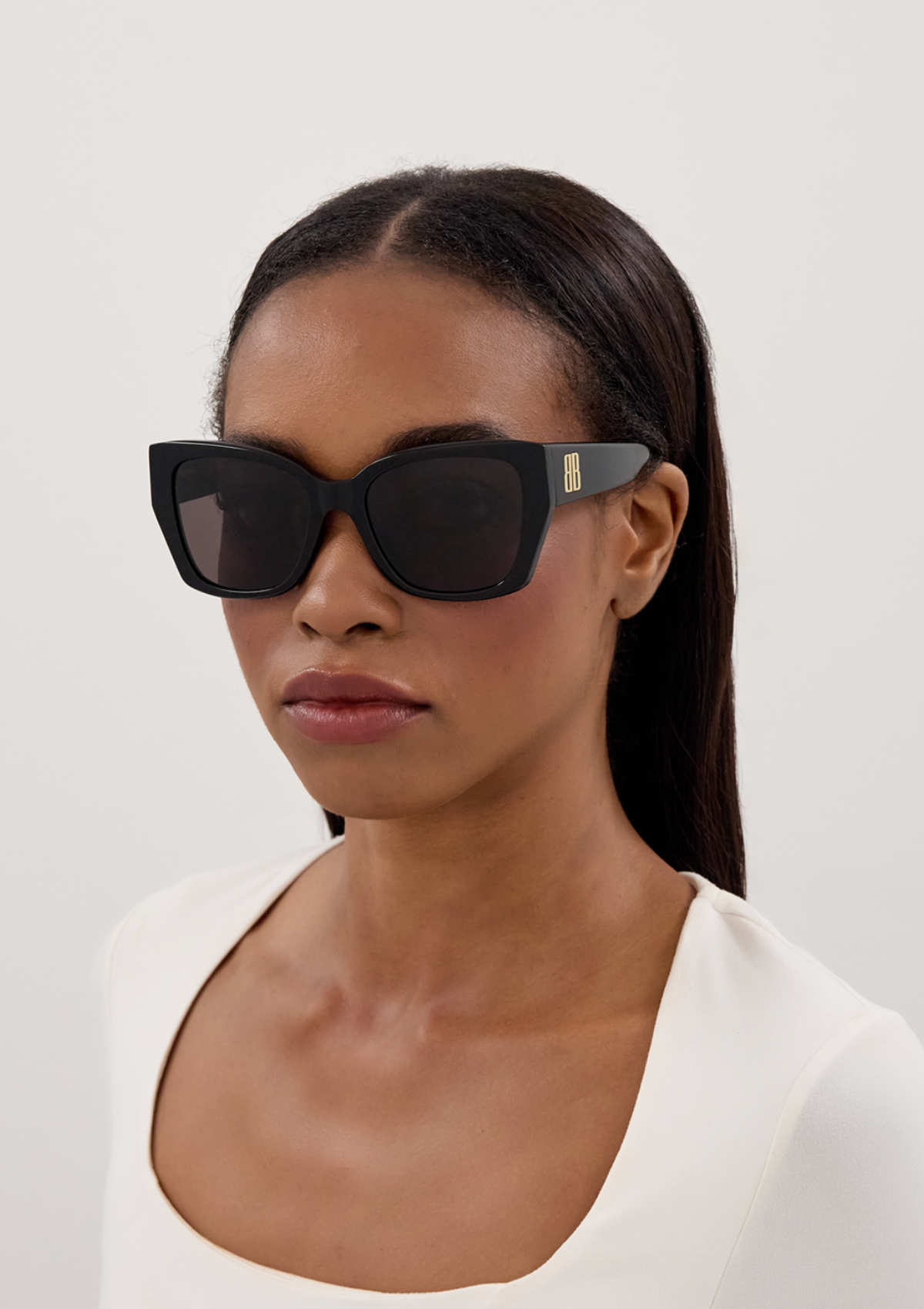Lunette de soleil Balenciaga BB0474S Noir