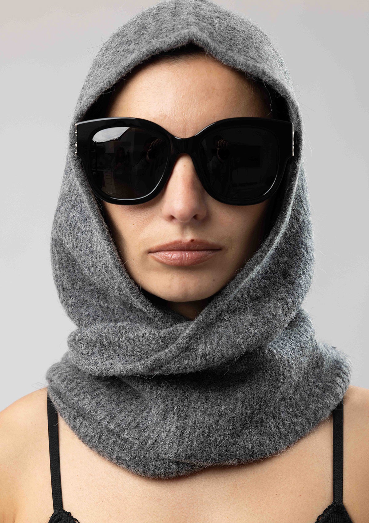 Lunette de soleil SAINT LAURENT SLM95 Noir Logo argenté