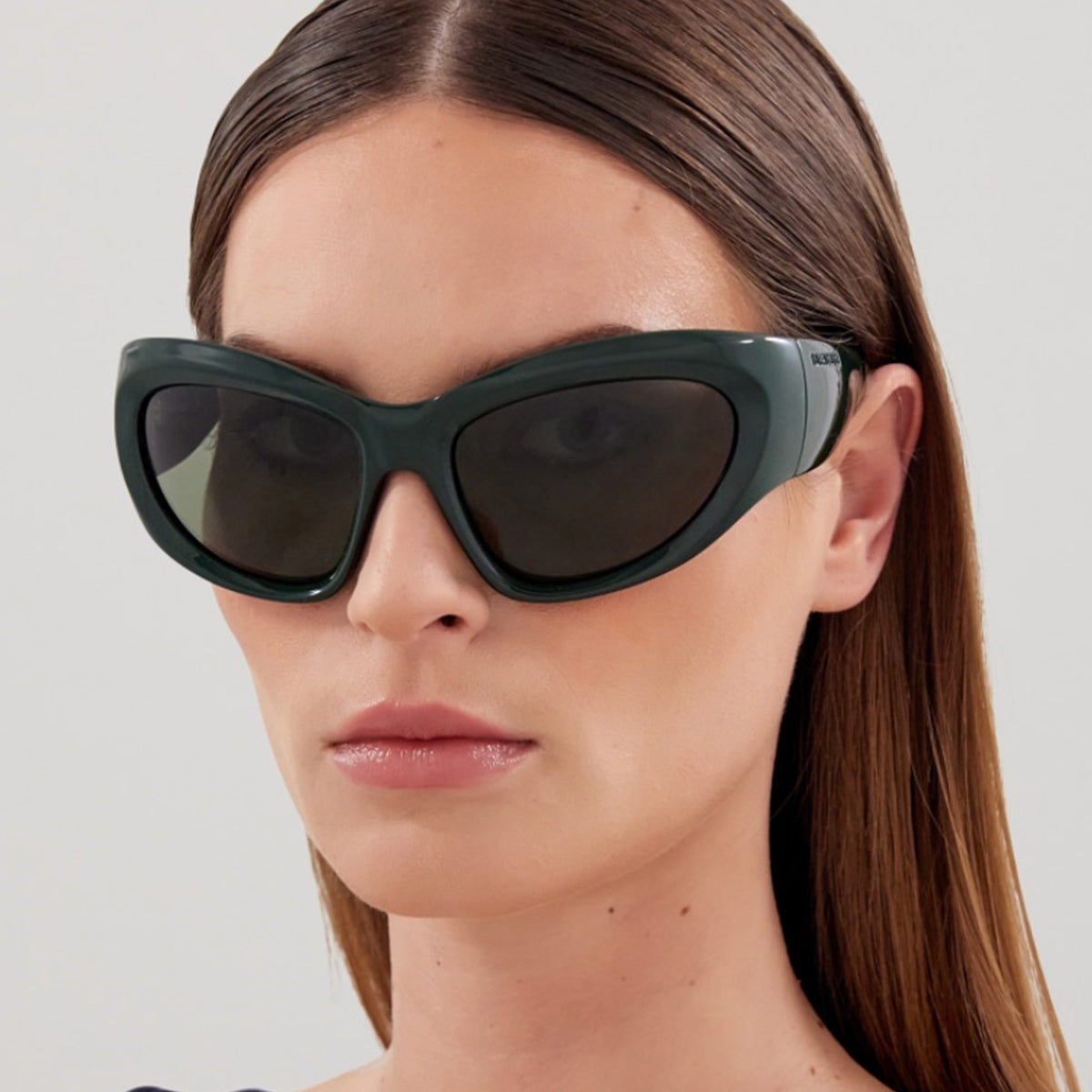 Lunettes de soleil Balenciaga Sunglasses BAL0142/S Balenciaga BB0041S 002 Mono Rectangle Sunglasses - US main image 4