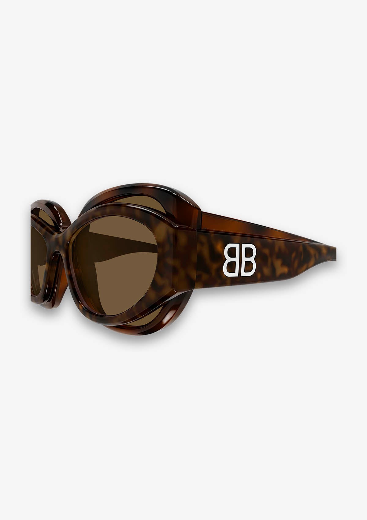 Lunette de soleil Balenciaga BB0456S Havane