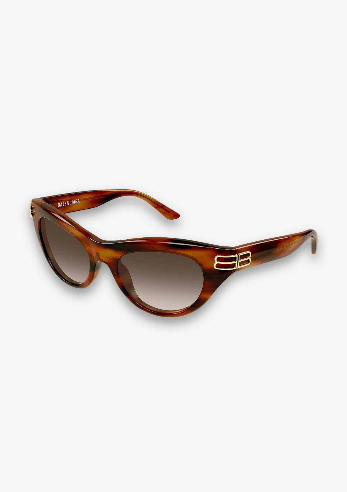 Lunette de soleil Balenciaga BB0466S Brun