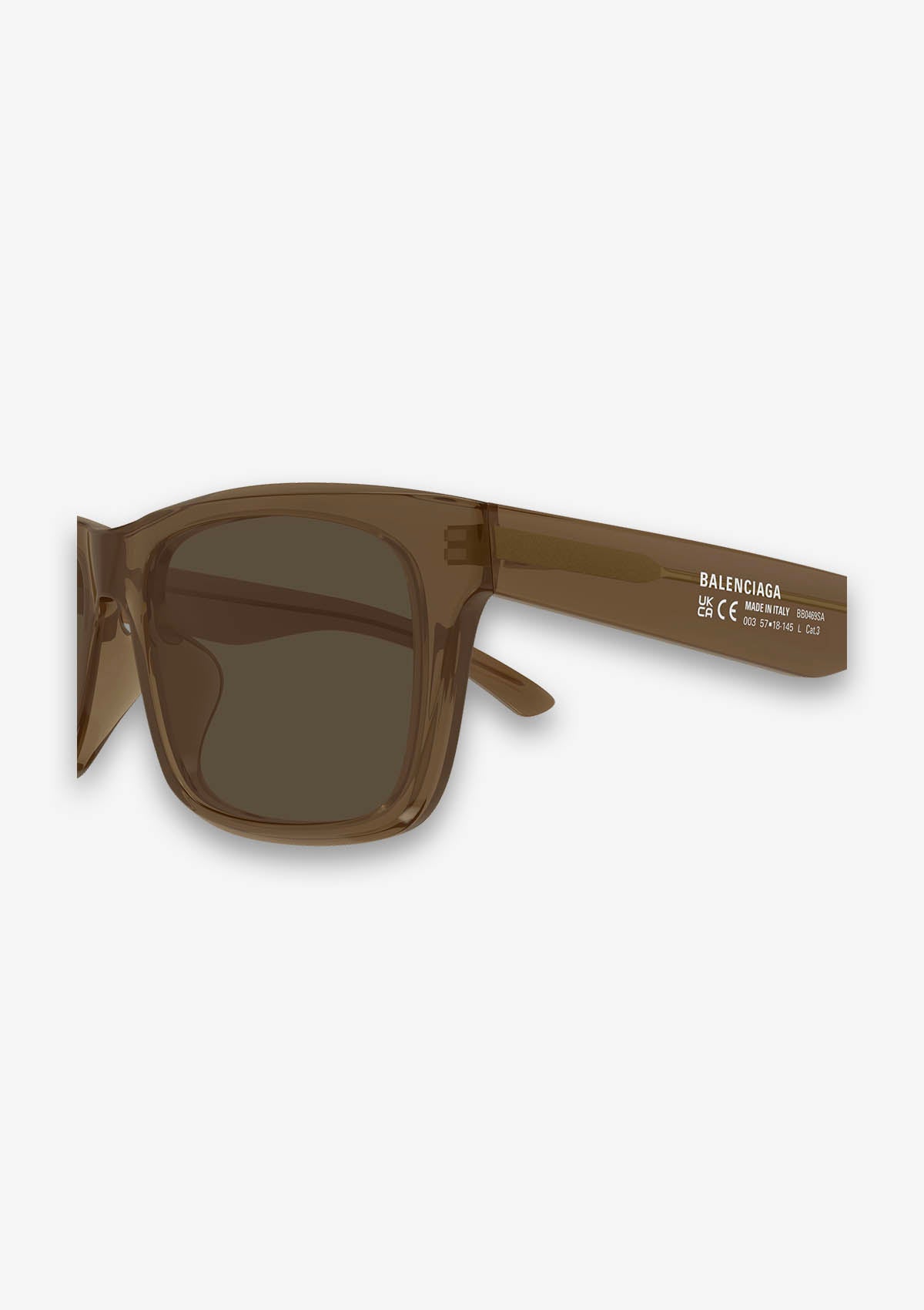 Lunette de soleil Balenciaga BB0469SA Brun