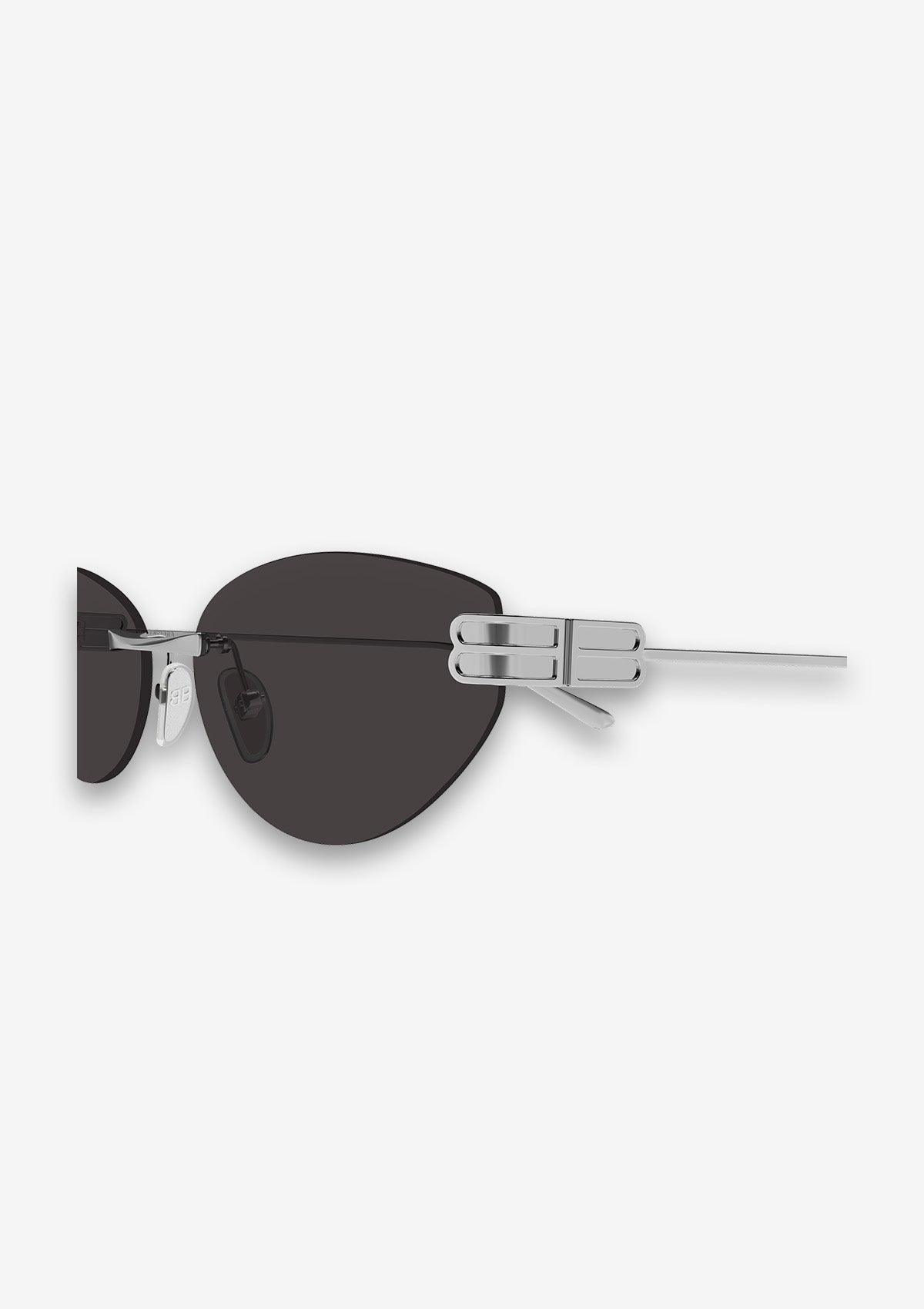 Lunette de soleil Balenciaga BB0486S Ruthénium
