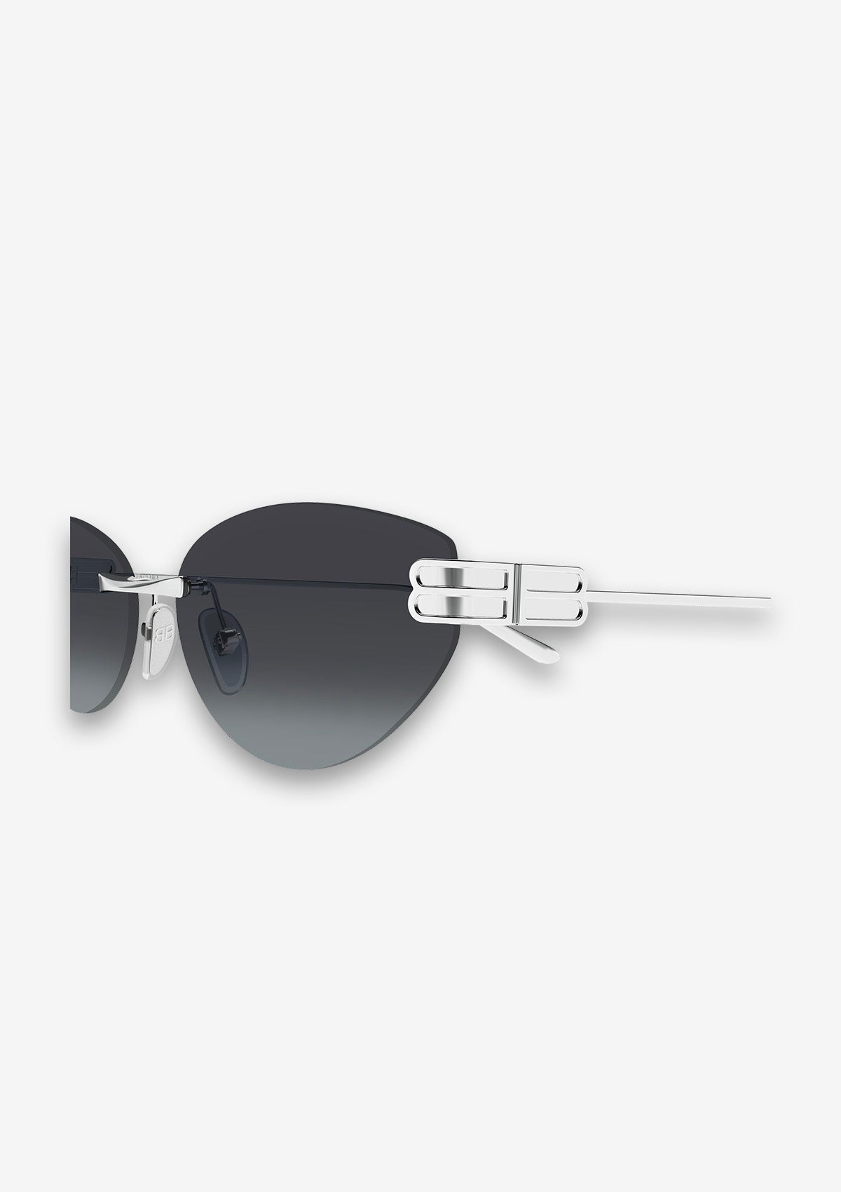 Lunette de soleil Balenciaga BB0486S Argent
