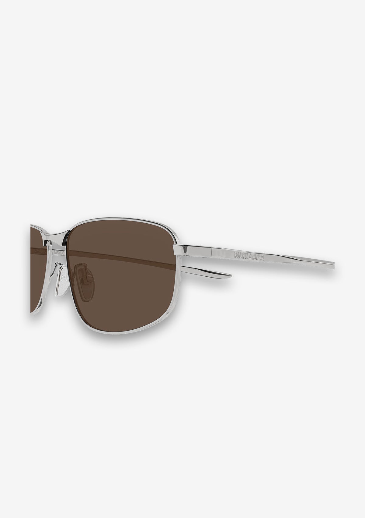 Lunette de soleil Balenciaga BB0494SA Ruthénium