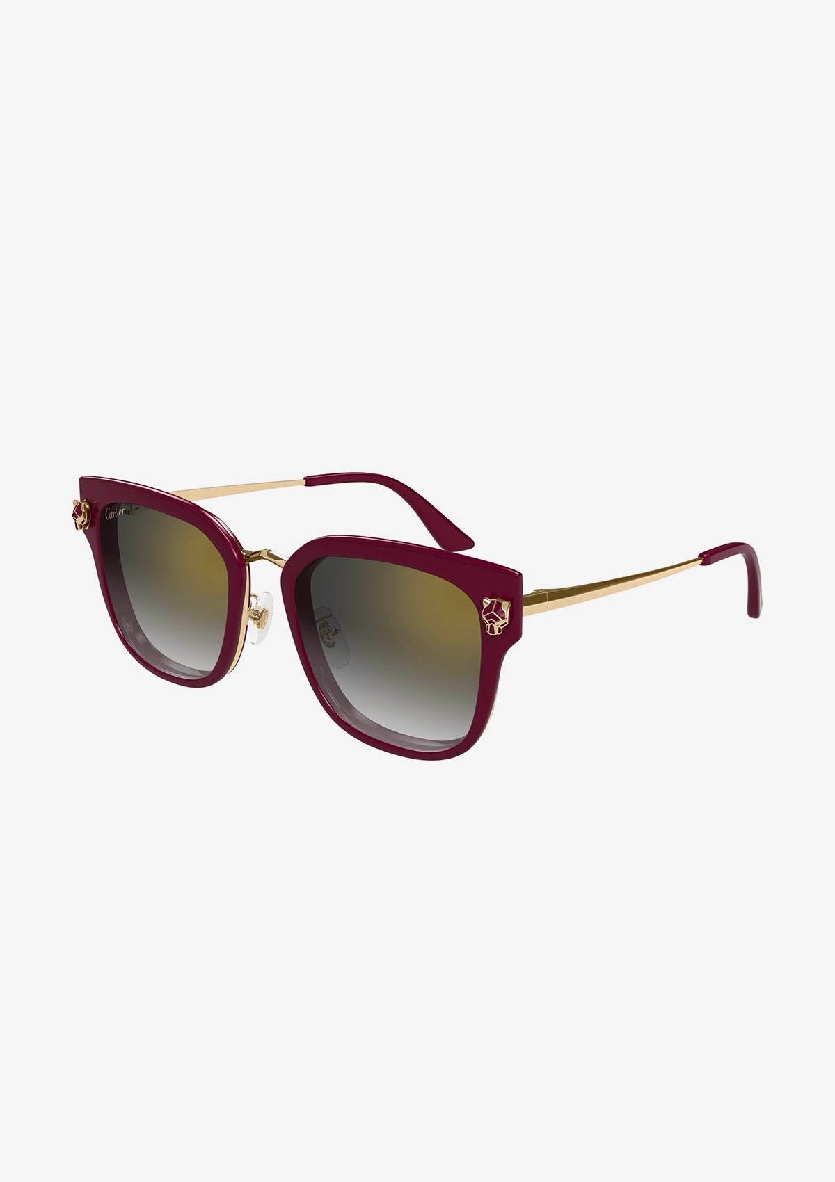Lunette de soleil Cartier CT0509SA Bordeaux