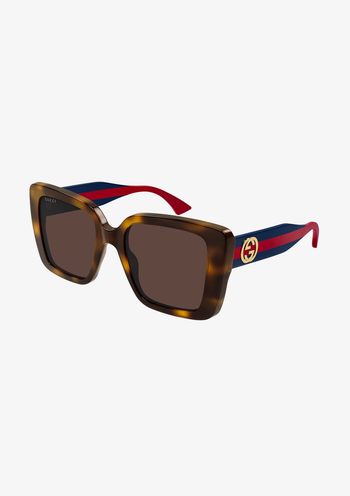 Lunette de soleil Gucci GG1861S Havane, verres unis