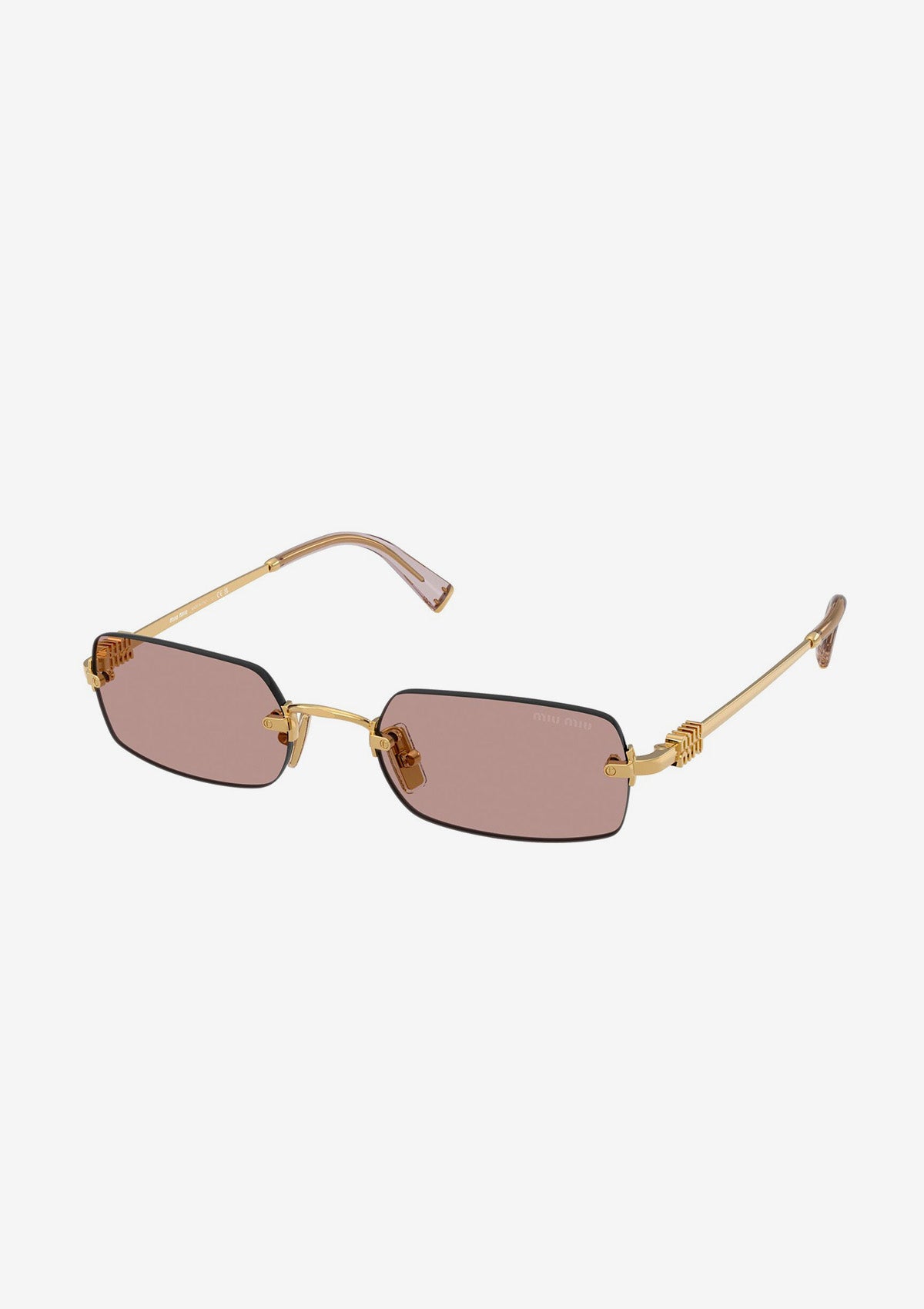 Lunettes de soleil MIU MIU MU B50S  5AK20I Or