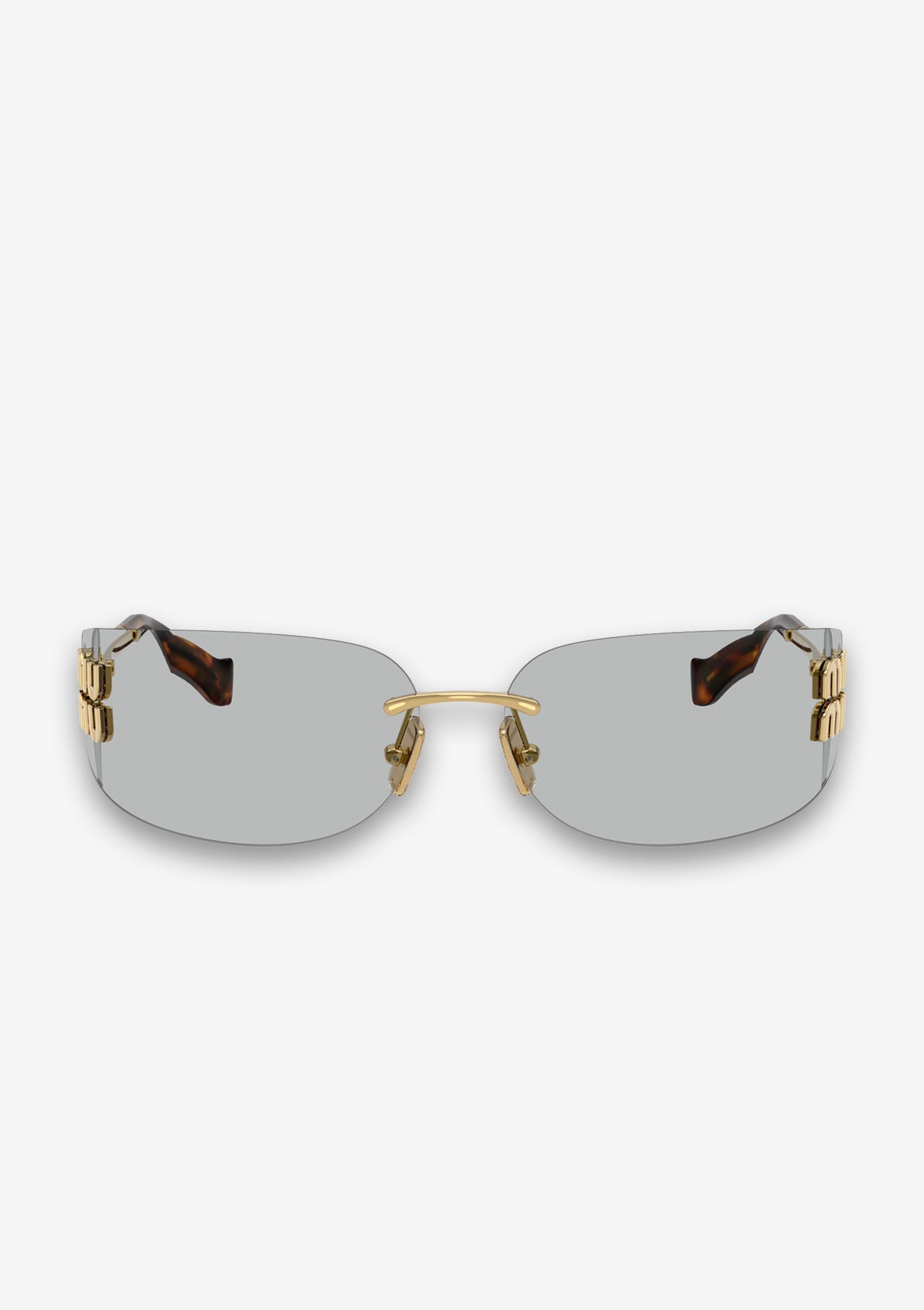 Lunettes de soleil MIU MIU MU A51S  5AK50K Or