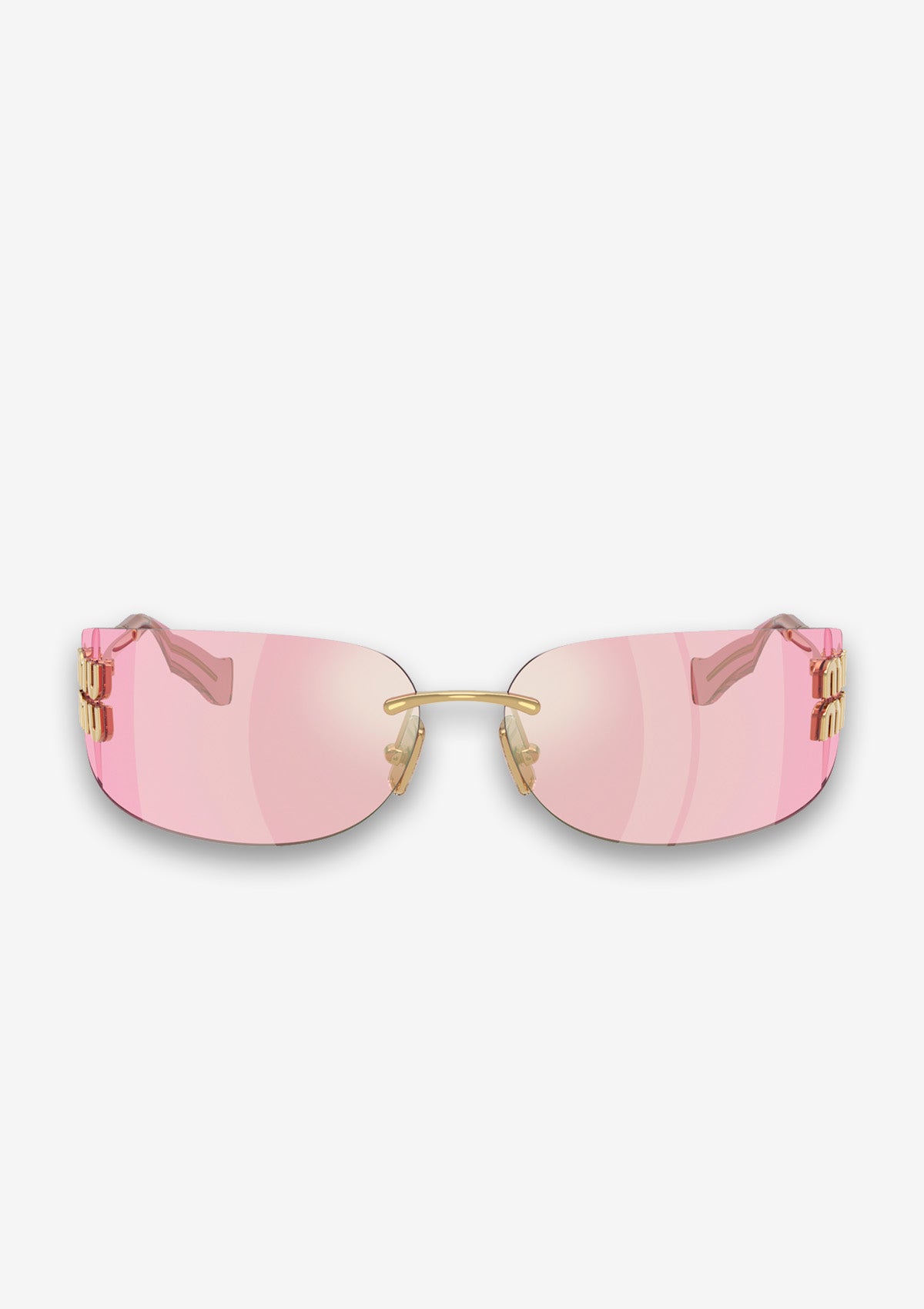 Lunettes de soleil MIU MIU MU A51S  5AK90Y Or