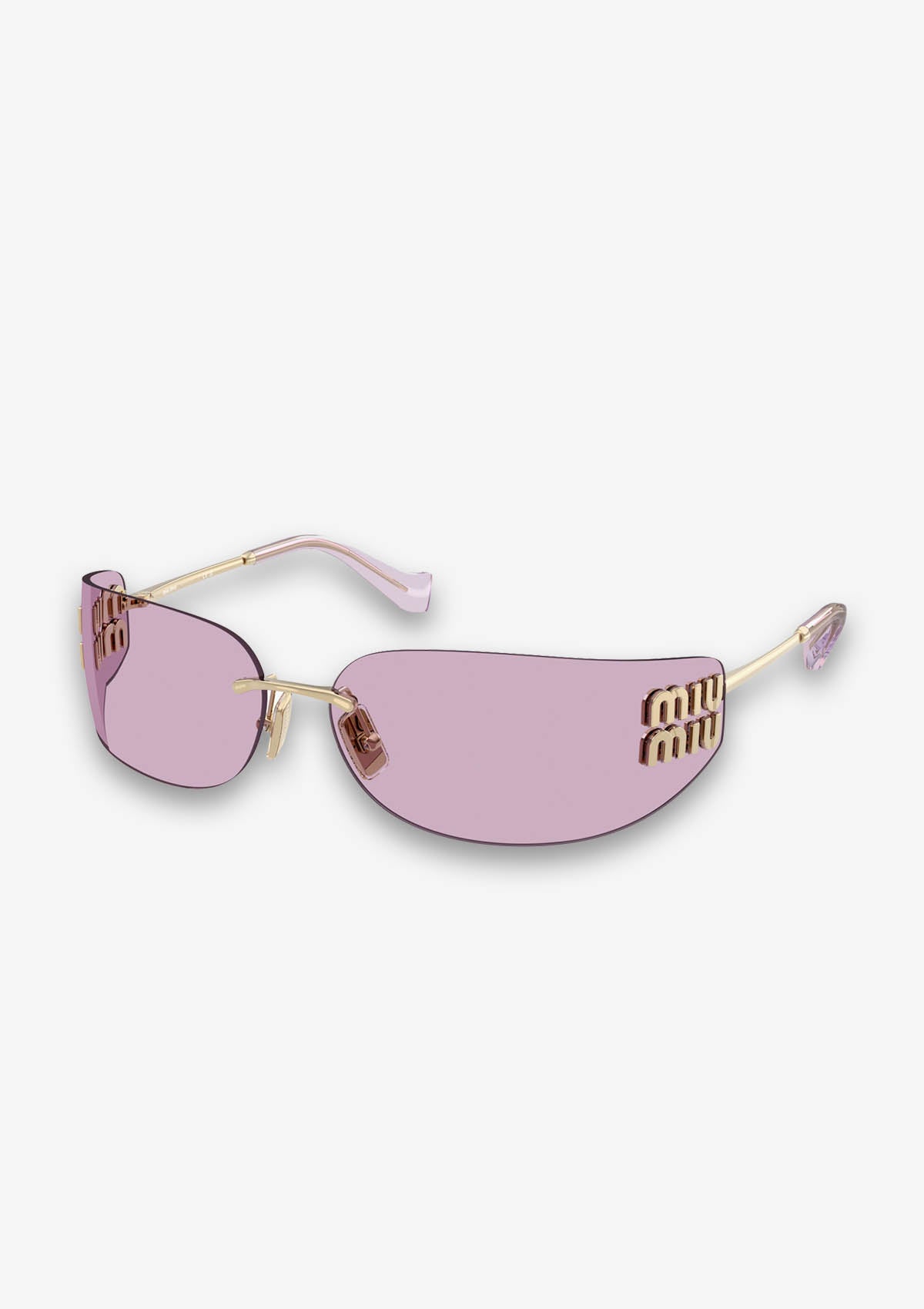 Lunettes de soleil MIU MIU MU A51S  ZVN90O Or