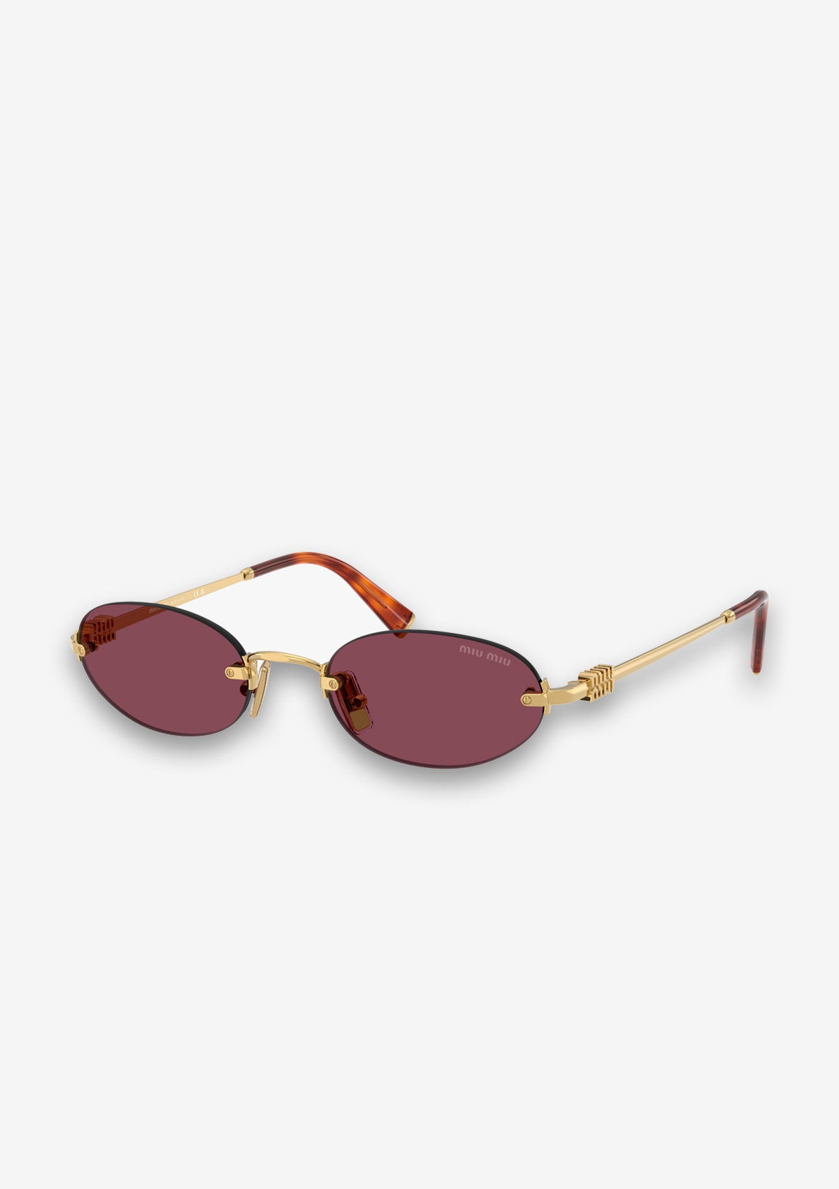 Lunettes de soleil MIU MIU MU A54S  5AK20Y Or