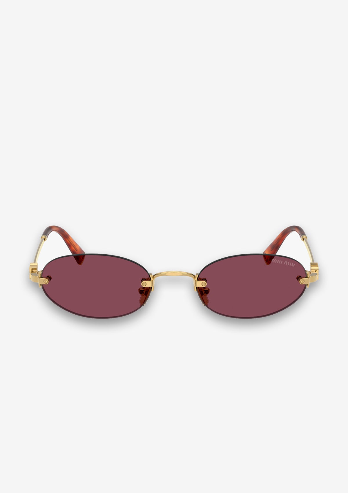 Lunettes de soleil MIU MIU MU A54S  5AK20Y Or
