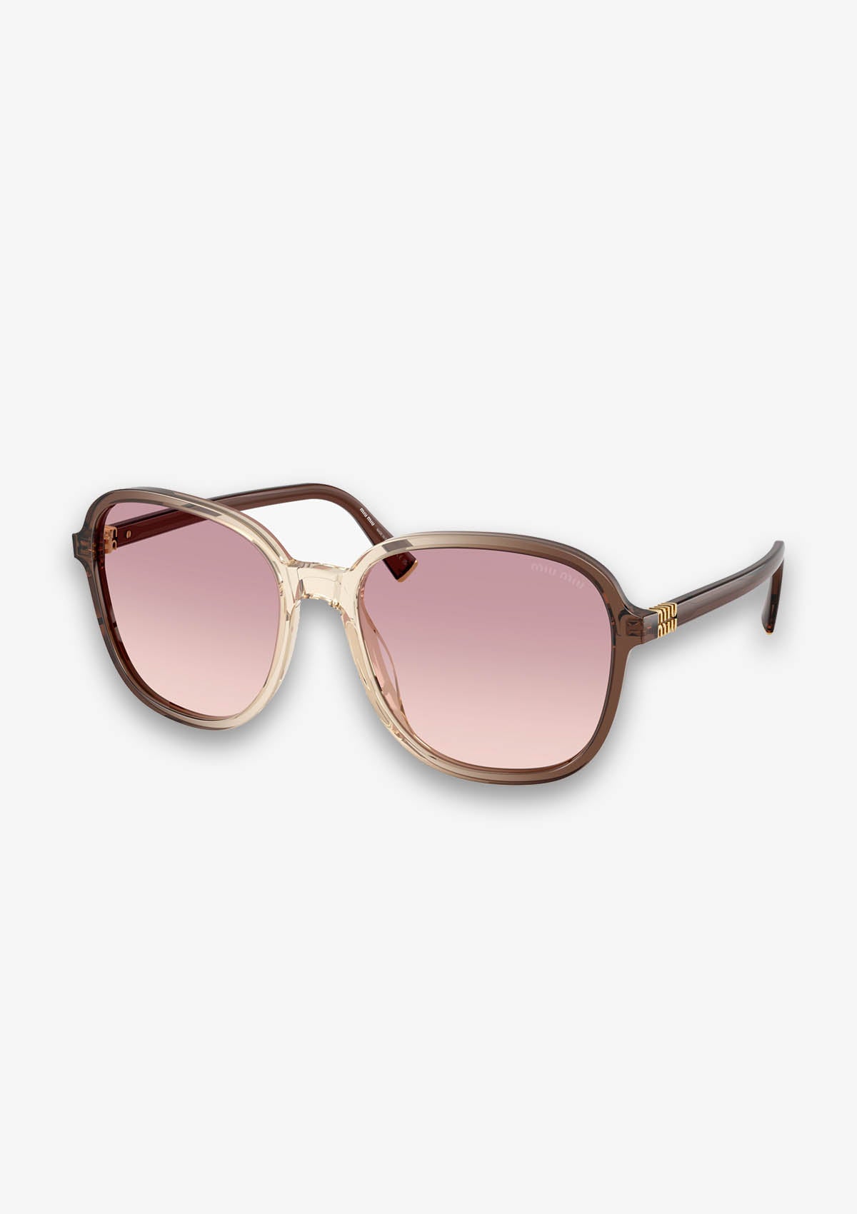 Lunettes de soleil MIU MIU MU B01S  25G40S Brun