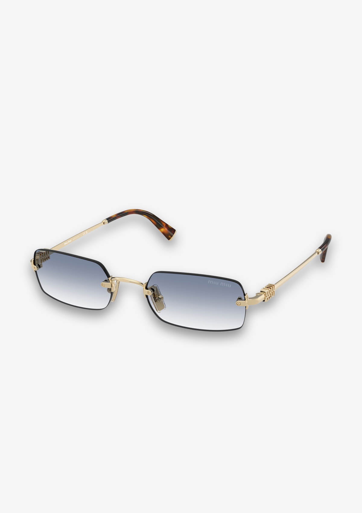 Lunettes de soleil MIU MIU MU B50S  ZVN80O Or