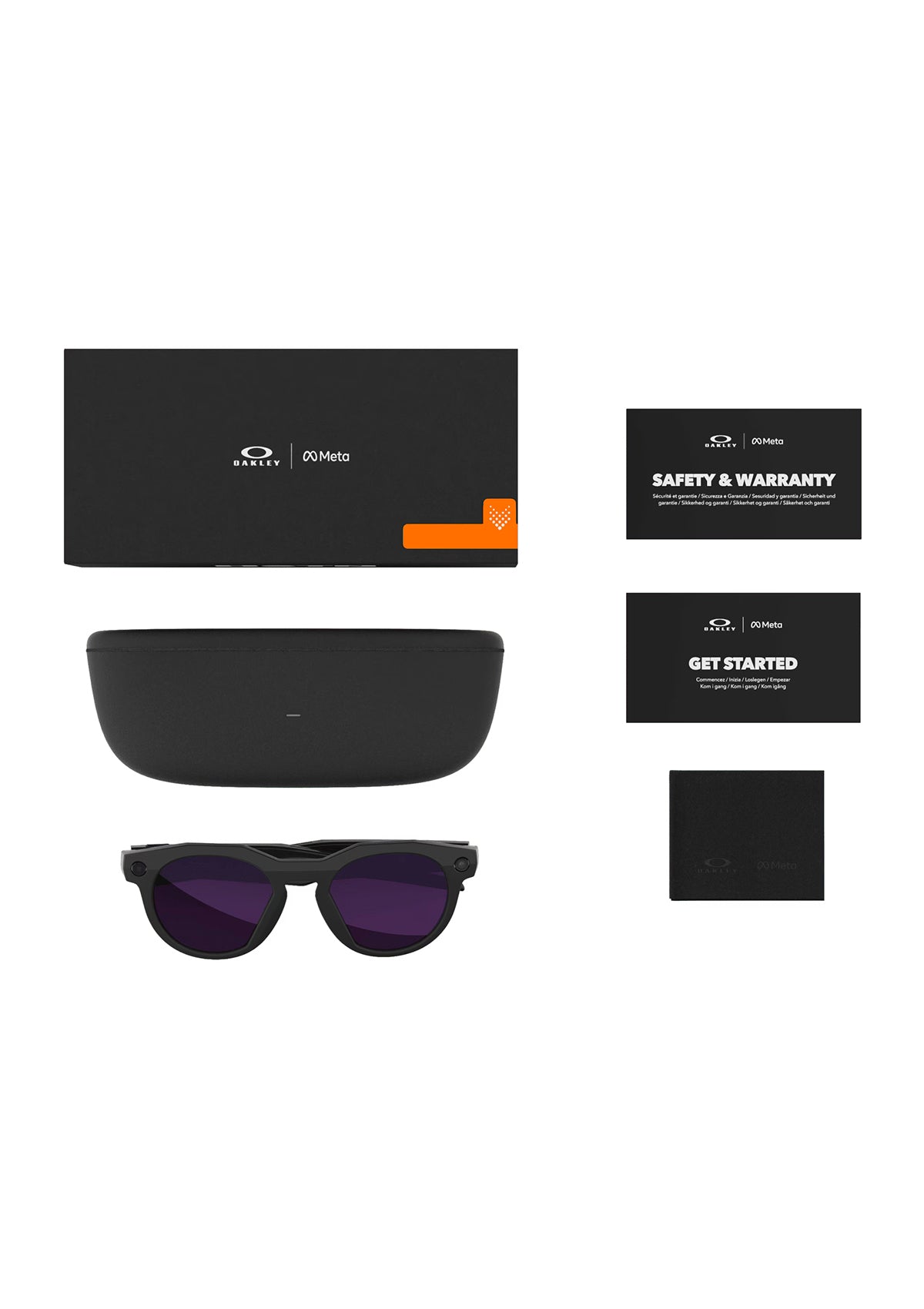 Lunettes de soleil OAKLEY META HSTN OW8002 Noir