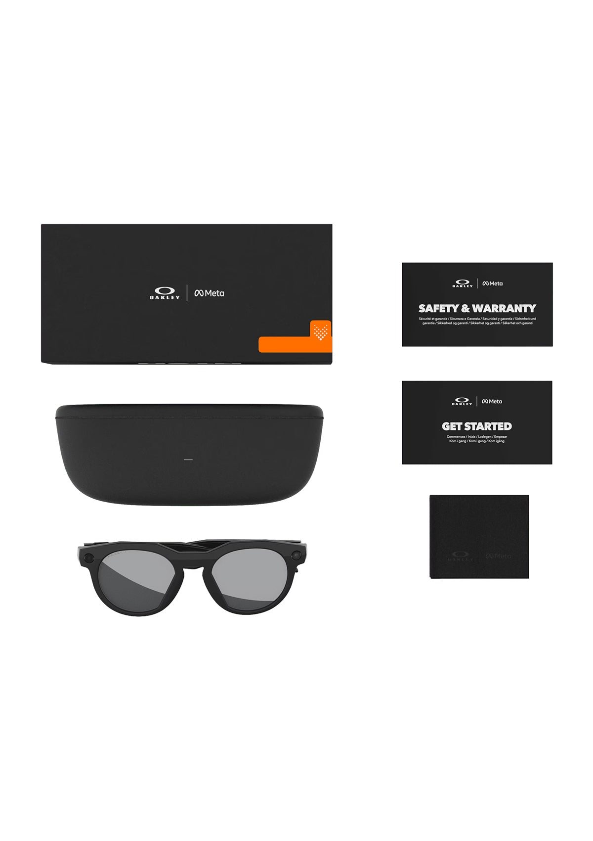 Lunettes de soleil OAKLEY META HSTN OW8002 Noir